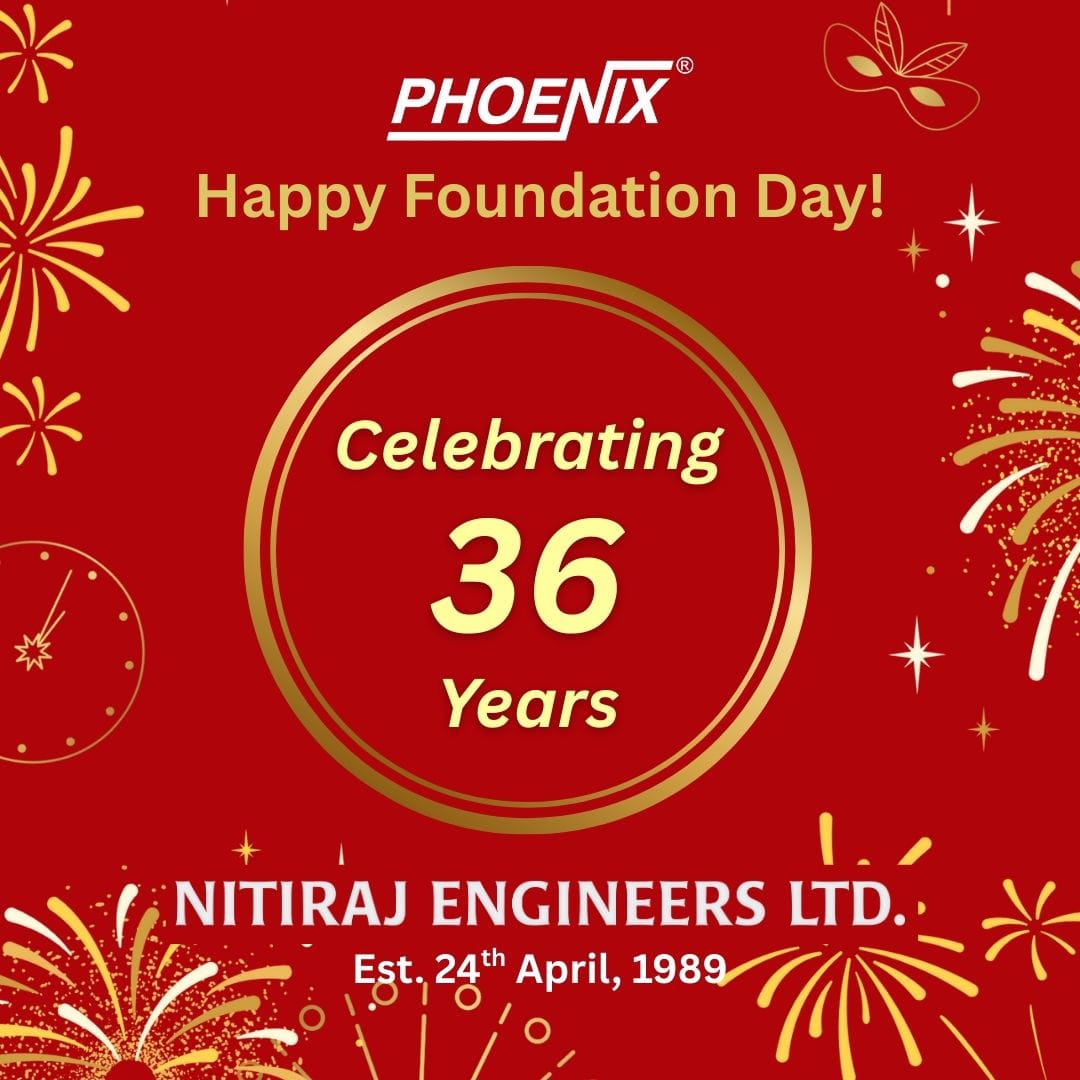Phoenix_Nitiraj's tweet image. Celebrating 36 years of Nitiraj Engineers!!

#foundationday #36 #phoenix #nitirajengineers
