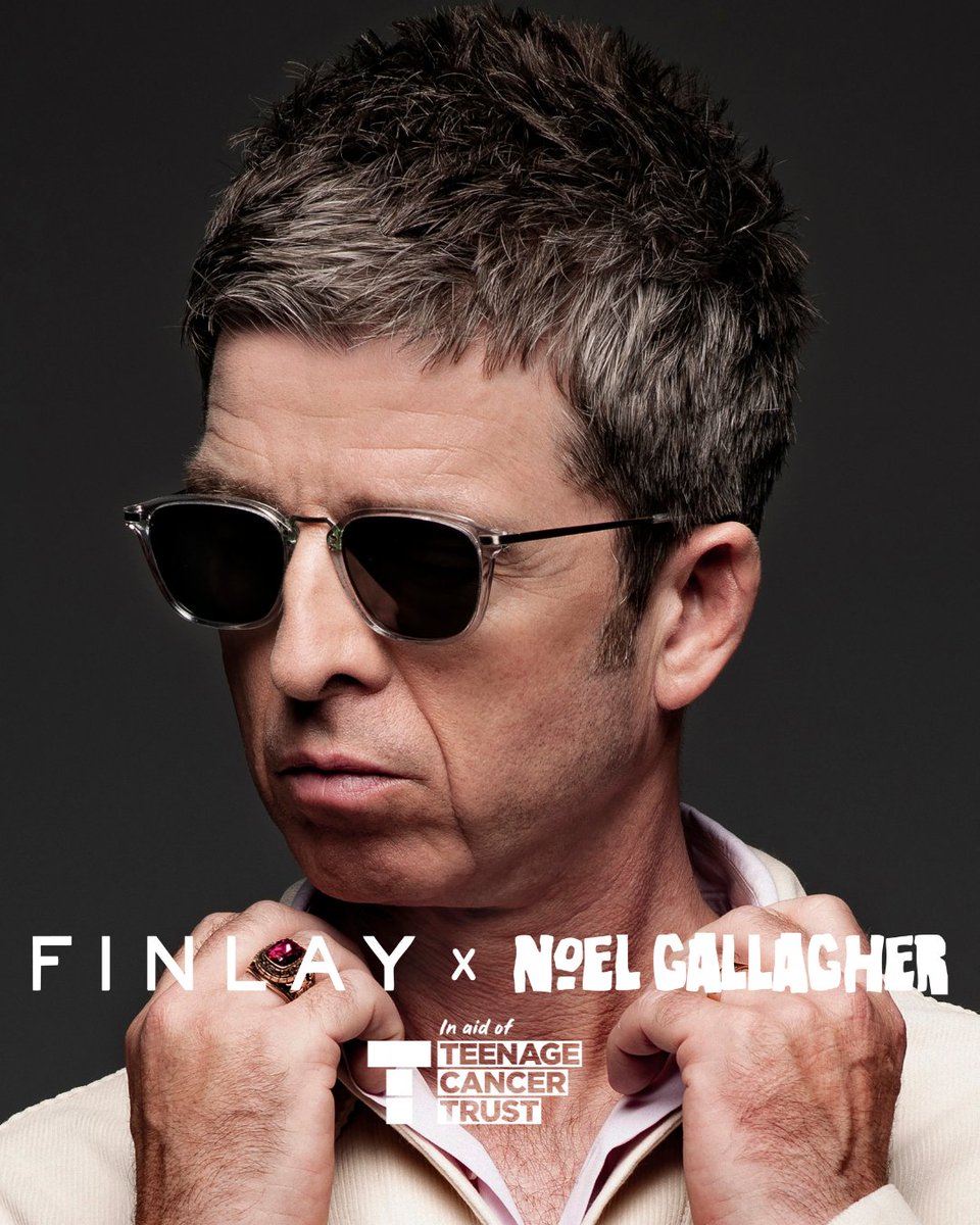 Introducing: The Chiltern, a limited edition sunglasses collection in collaboration with Noel Gallagher supporting Teenage Cancer Trust.

FINLAY and Noel believe young people shouldn't face cancer alone. For every pair of FINLAY x NOEL GALLAGHER 'Chiltern' sunglasses sold by