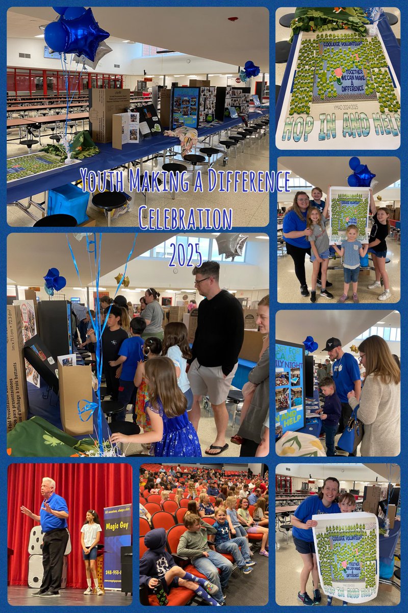 CoolidgePTA's tweet photo. Thank you to the students and families who participated and came to this years Youth Making a Difference celebration! Coolidge represented 206 students who helped make a difference in their community this year. https://t.co/6Z8d5VzsEd