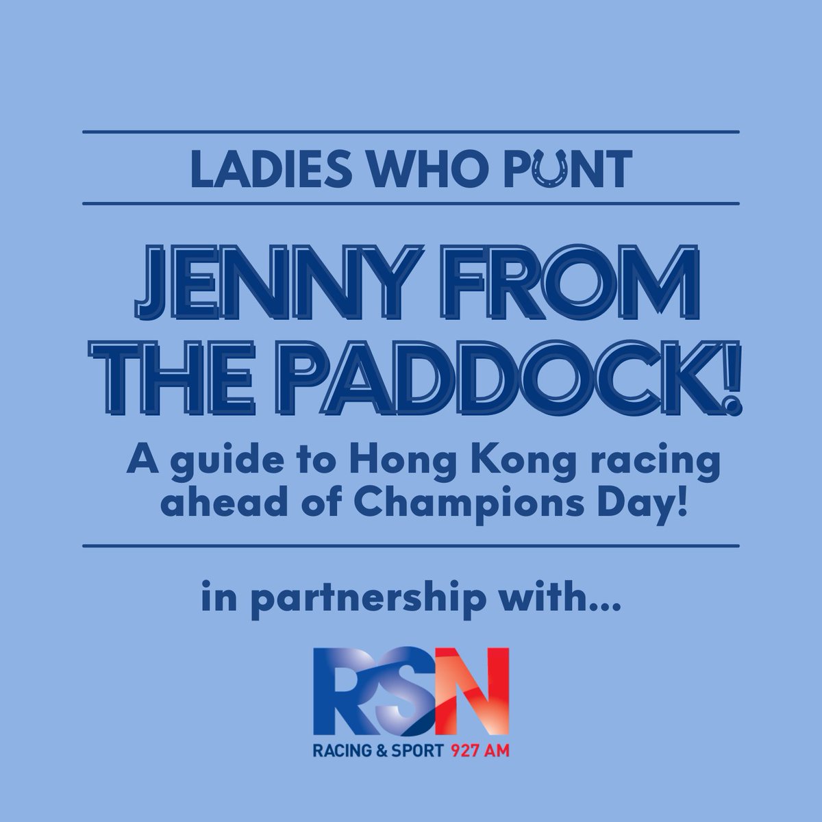 Ladies Who Punt (@ladieswhopunt) on Twitter photo Tune in to our interview with <a href="/jftpaddock/">Jenny Chapman</a> to learn about Hong Kong racing ahead of Champions Day on this Sunday at Sha Tin 😍
linktree.com/ladieswhopunt
<a href="/RSN927/">RSN Racing & Sport</a> <a href="/gramage_/">Grace Ramage</a> Tune in to our interview with <a href="/jftpaddock/">Jenny Chapman</a> to learn about Hong Kong racing ahead of Champions Day on this Sunday at Sha Tin 😍
linktree.com/ladieswhopunt
<a href="/RSN927/">RSN Racing & Sport</a> <a href="/gramage_/">Grace Ramage</a>