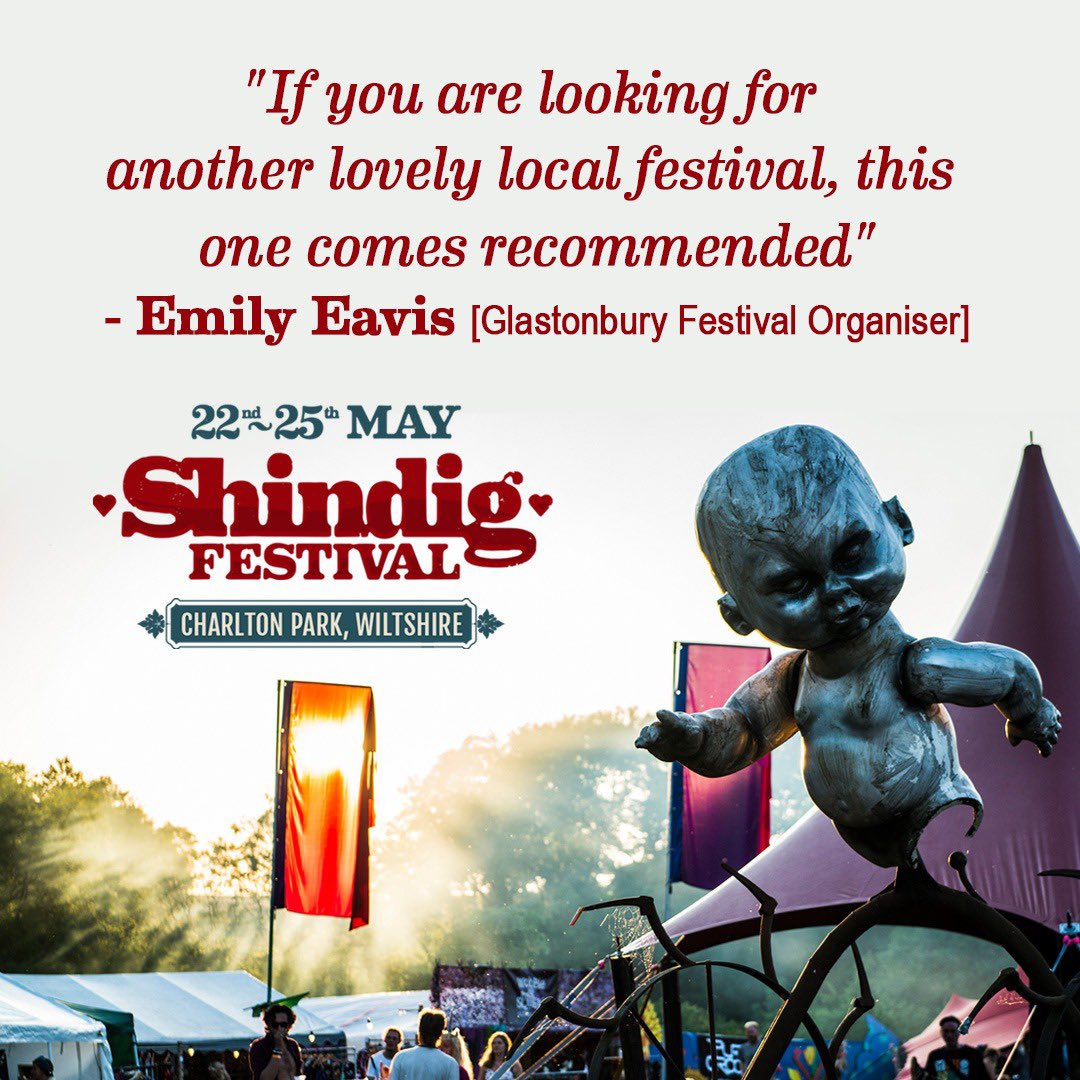 Listen to Emily if you miss out on Glastonbury this weekend. Final release of tickets running low. #shindigfestival