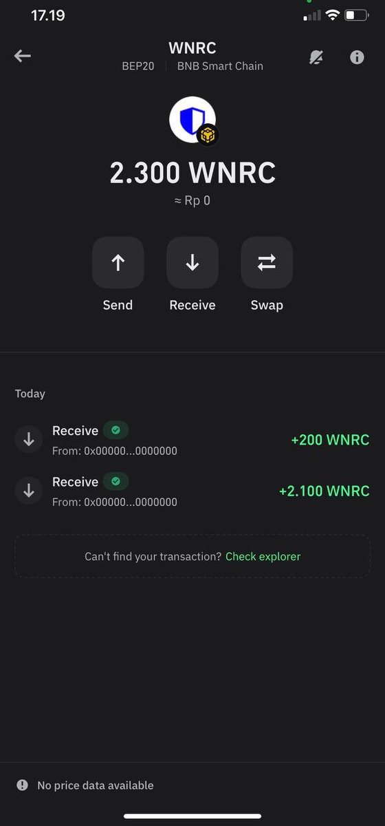 📢Update on new feature progress
The wrapping process has been completed, and now we have WNRC available in Trust Wallet
And I still want to see your feedback on this. At least drop an emoji or like this post we appreciate it💙

#NRP #NRC #TrustWallet #wrap #swap #coin #token