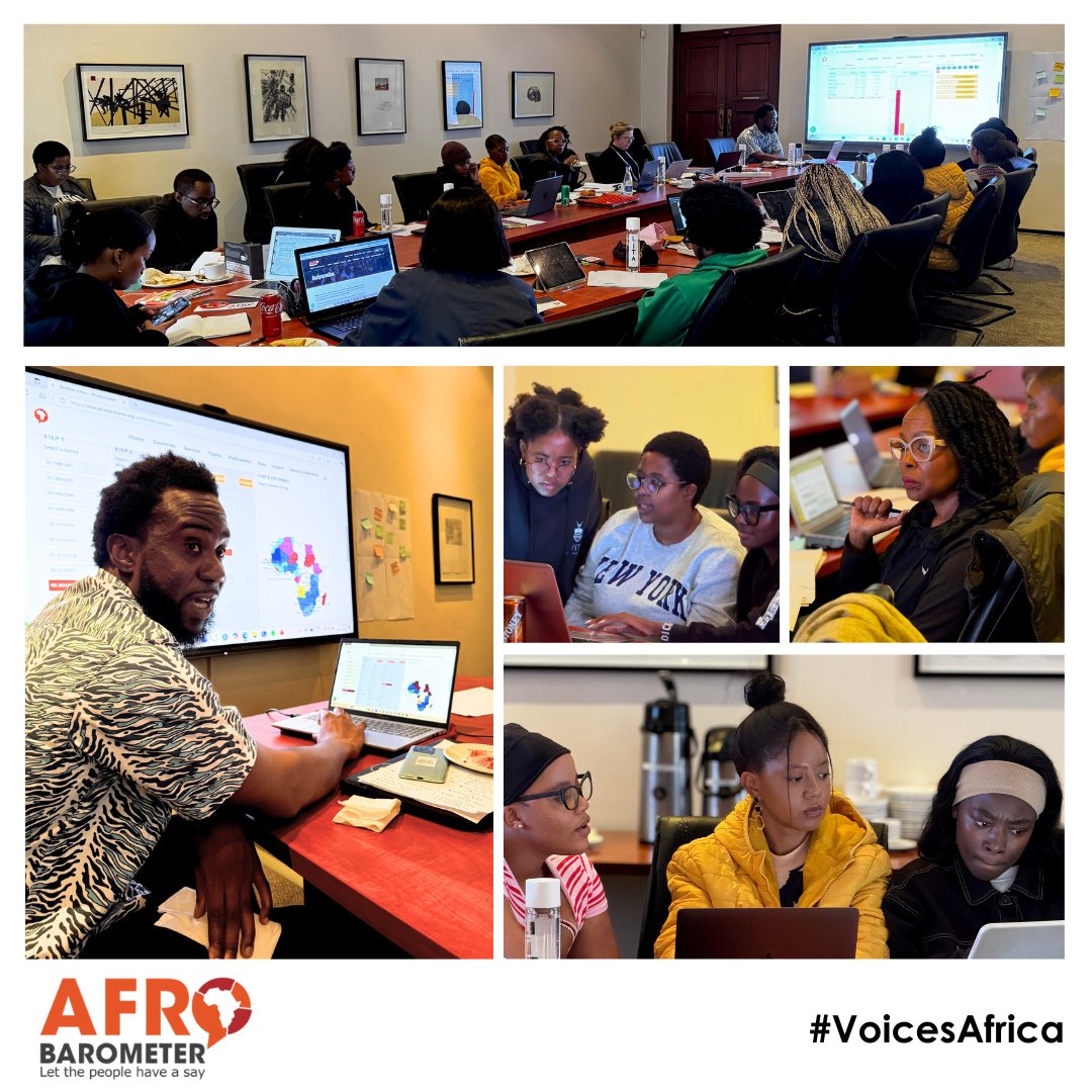 Afrobarometer (@afrobarometer) on Twitter photo Day 1 of Afrobarometerās capacity building workshop at <a href="/WitsUniversity/">Wits University</a> is in the books! The Political Science students dove straight into hands-on sessions and explored our online data analysis tool.
Itās been an exciting start, and we canāt wait to see whatās in store for Day Day 1 of Afrobarometerās capacity building workshop at <a href="/WitsUniversity/">Wits University</a> is in the books! The Political Science students dove straight into hands-on sessions and explored our online data analysis tool.
Itās been an exciting start, and we canāt wait to see whatās in store for Day