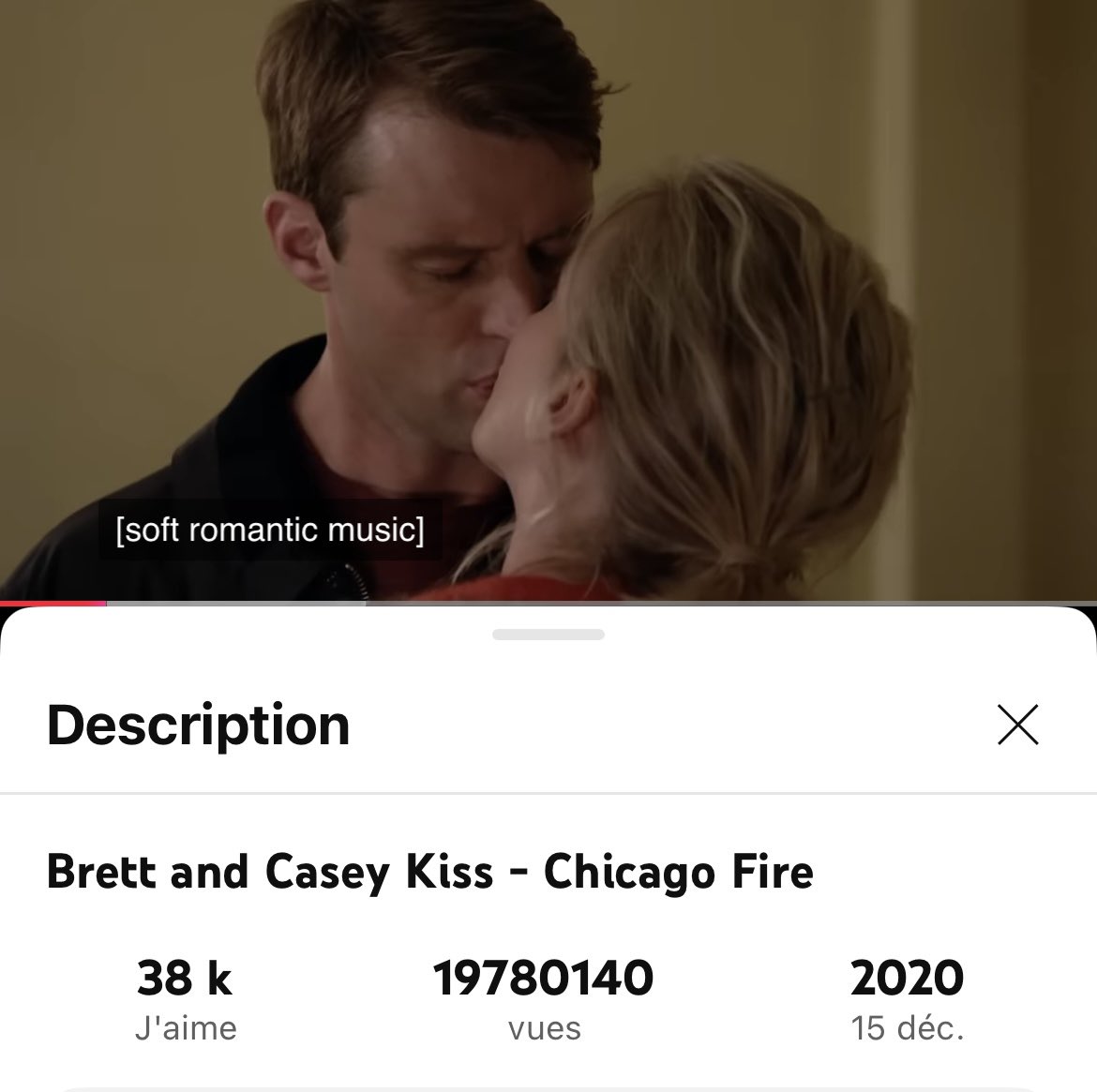 Almost 20 millions views for this vidéos ( and 38k likes ) !!! This ship ❤️ 
What a ride we got with this show and #Brettsey ! Forever thankful for this fandom #Brettsey #ChicagoFire