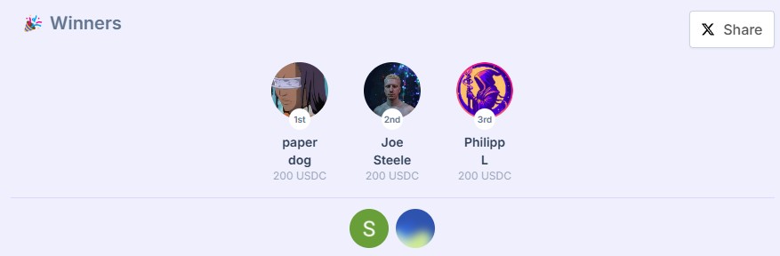 🥉 𝟯𝗿𝗱 𝗣𝗹𝗮𝗰𝗲 𝗮𝘁 𝘁𝗵𝗲 𝗦𝗼𝗹𝗮𝗻𝗮 𝗜𝗱𝗲𝗮𝘁𝗵𝗼𝗻 + 𝗕𝗼𝘂𝗻𝘁𝘆

Huge thanks to <a href="/SuperteamDE/">Superteam Germany</a> for this validation! Winning 3rd place among so many bold ideas even more fired up to build a project that turns systemic pain points into empowerment.

#SuperteamDE #Solana