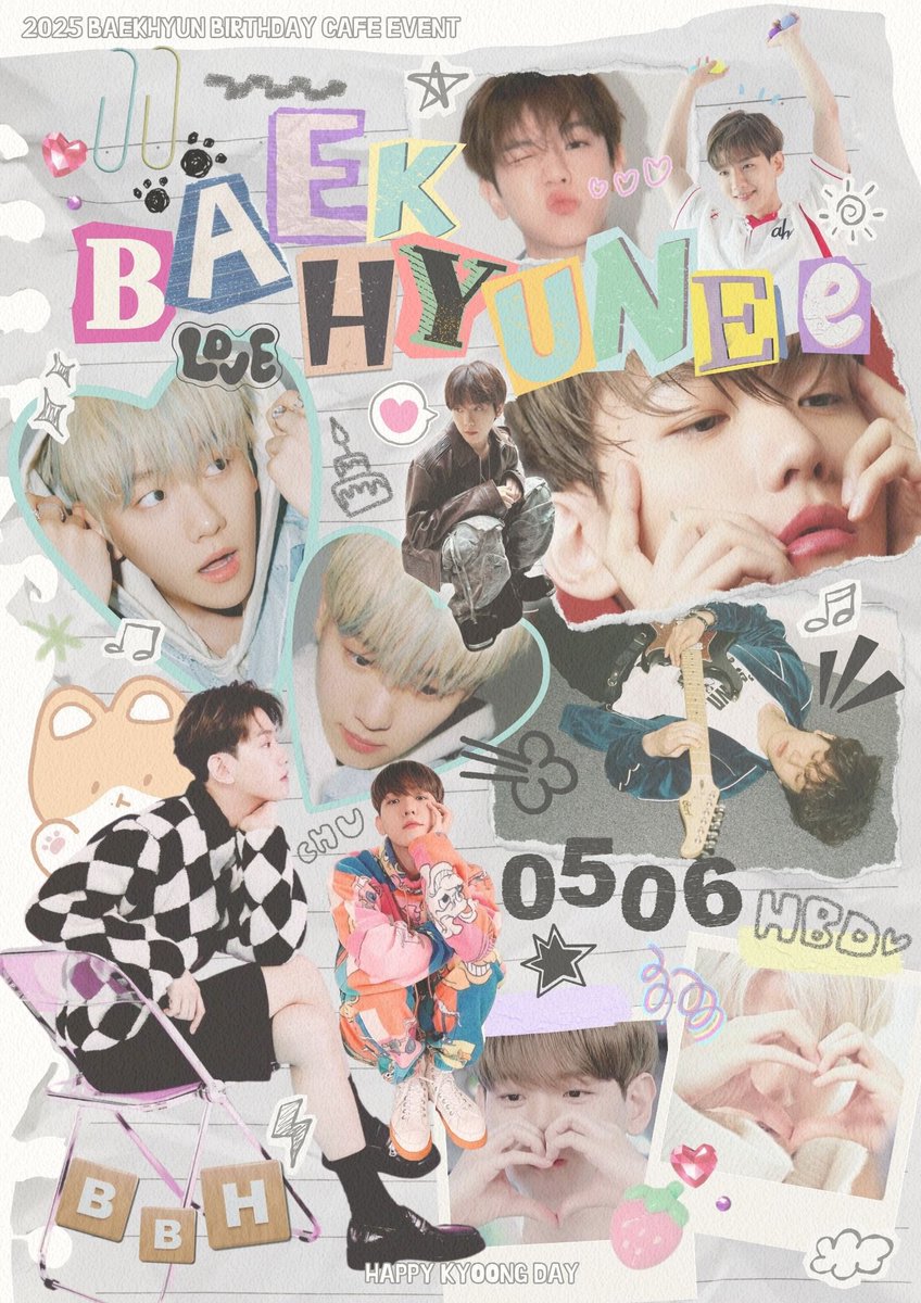 BAEKHYUNee_bd's tweet photo. ❥･•⋆ 2025 #백현 #BAEKHYUN DAY CAFE EVENT

백현이의 생일을 맞아 
생일카페 이벤트를 진행합니다🐾

❥카페이유(홍대입구역)
❥25.05.03-25.05.06

RT추첨 3분께 럭키드로우 1등 상품을 드립니다 

#HBD_KYOONG_506
백현생카 https://t.co/FpZWJFHMVk