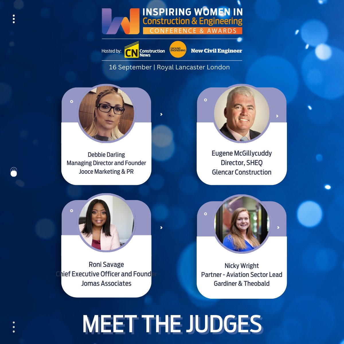 ⚠️ONE DAY TO GO! ⚠️

Don't miss out on celebrating the women behind the projects and the organisations that make the construction, engineering and geotechnical industry a great place to work. Submit before Friday 25 April midnight 👉bit.ly/4hRX1F6

#IWCE