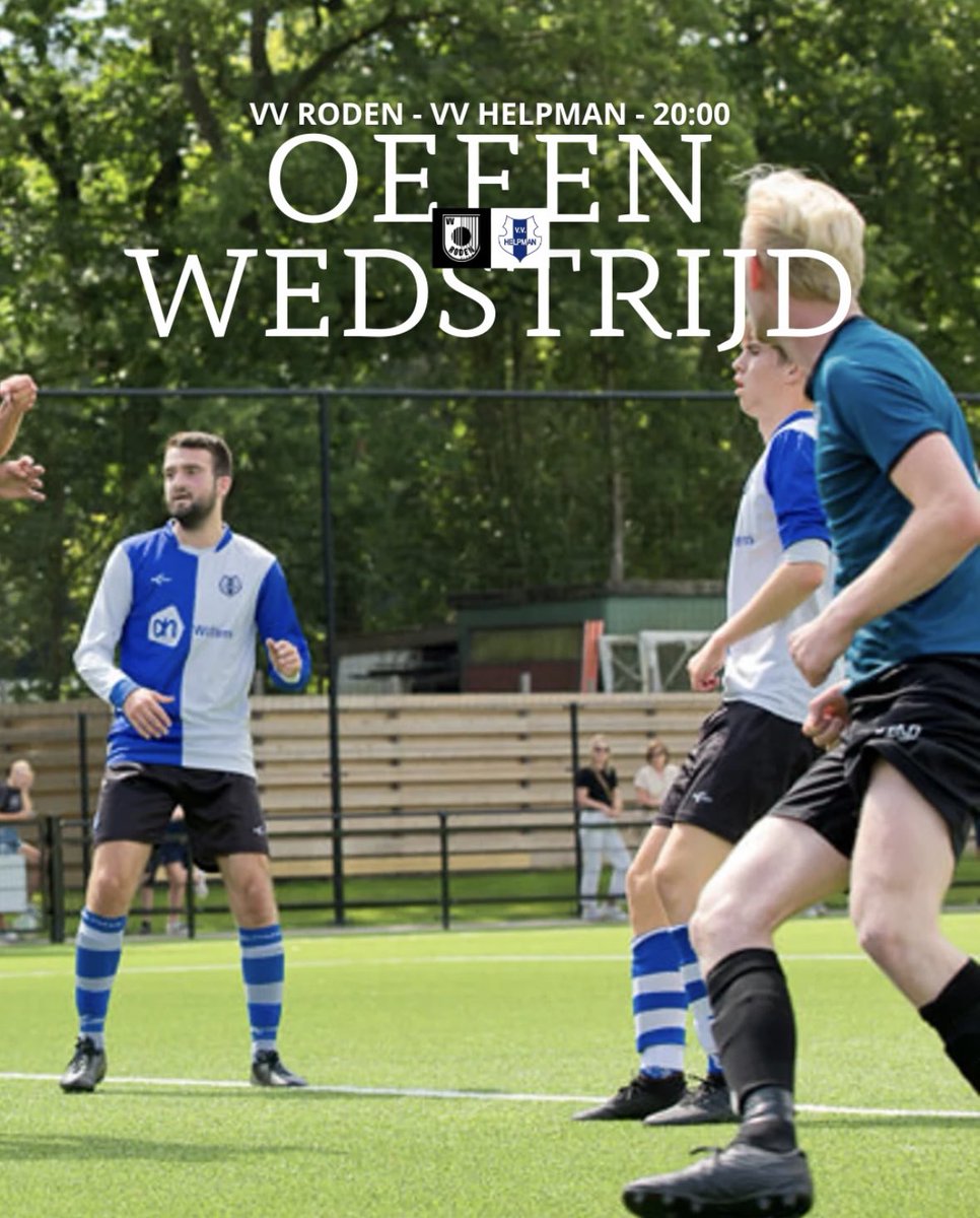 📍oefenwedstrijd 20:00, Norgerweg

#RODHEL | @mwbedrijfskleding