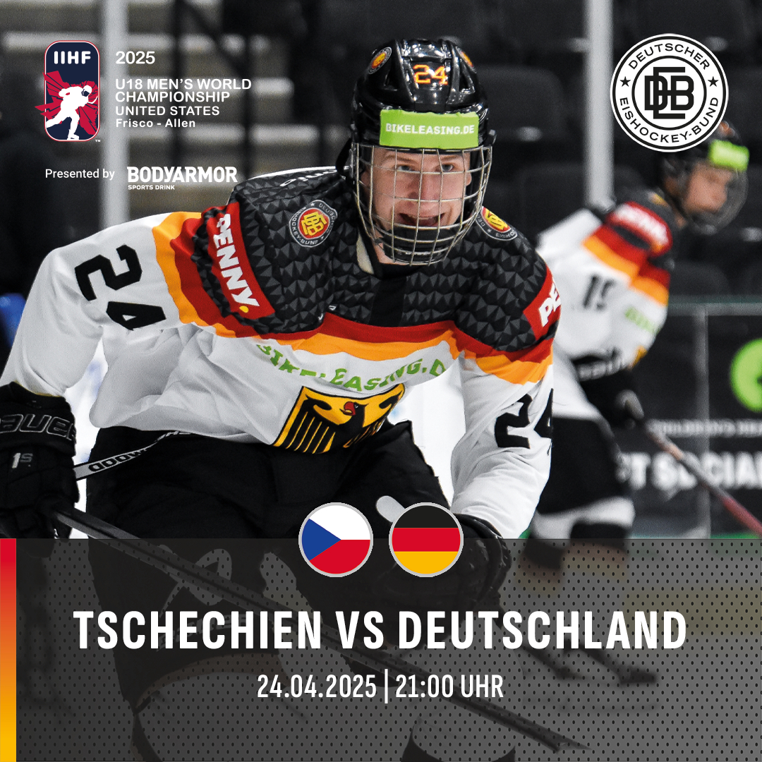 Auf geht’s Team D 💪🏻

Heute Abend geht es endlich wieder rund, denn sowohl unsere A-Männer als auch unsere U18-Auswahl müssen ihr Können unter Beweis stellen 🔥 Beide DEB-Spiele seht Ihr live &amp; kostenlos bei MagentaSport 📺

tinyurl.com/yvfvdsyt

#debteams #AUTGER #CZEGER