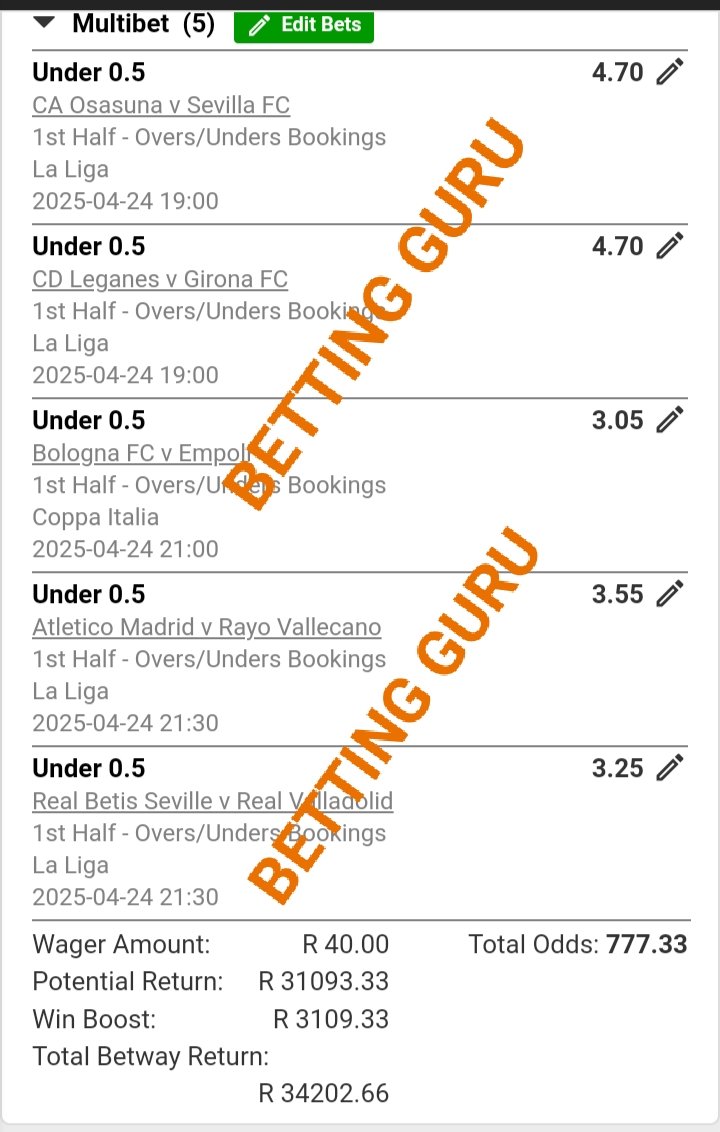 Bettingguru (@betmastertips4) on Twitter photo This market made me who I m today , will keep trying again
1st Half Bookings
777 Odds
Booking Code X980EFADB
<a href="/GreenWorldCTM/">Precious 💞</a> This market made me who I m today , will keep trying again
1st Half Bookings
777 Odds
Booking Code X980EFADB
<a href="/GreenWorldCTM/">Precious 💞</a>