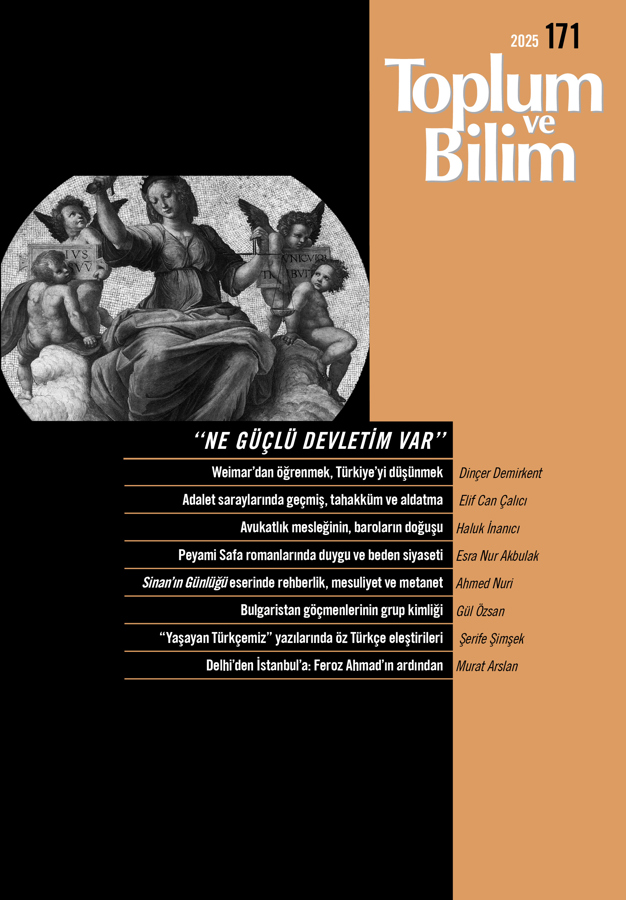 Toplum ve Bilim'in yeni sayısı raflarda.

171. sayımız: "NE GÜÇLÜ DEVLETİM VAR"

Sayımıza göz atmak için: iletisim.com.tr/dergiler/toplu…