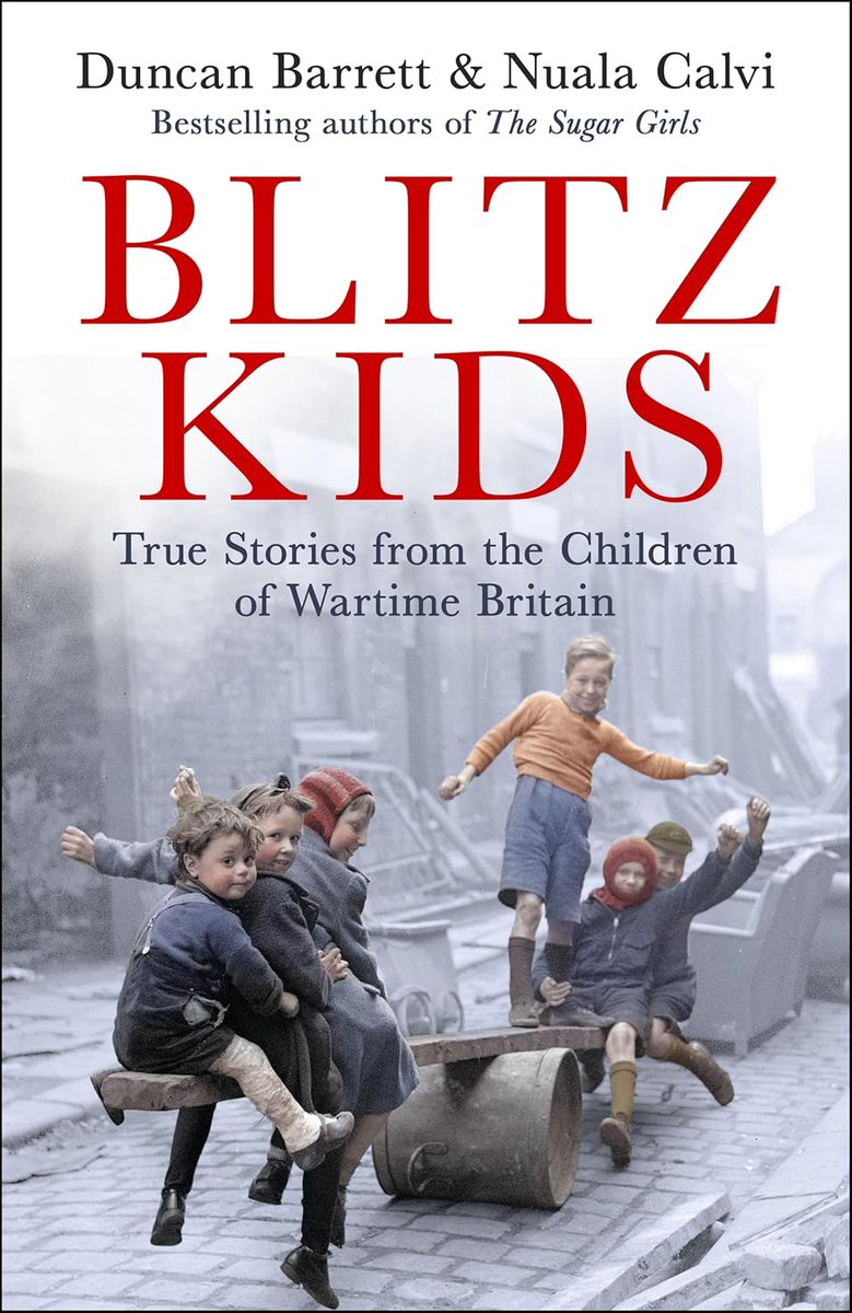 Good luck to Duncan Barrett and Nuala Calvi on the publication today of Blitz Kids. This book tells the true stories of children who spent their nights in cold, cramped air-raid shelters, hearing the rumble of planes and the crash of bombs overhead. ow.ly/OmpY50VGEh8