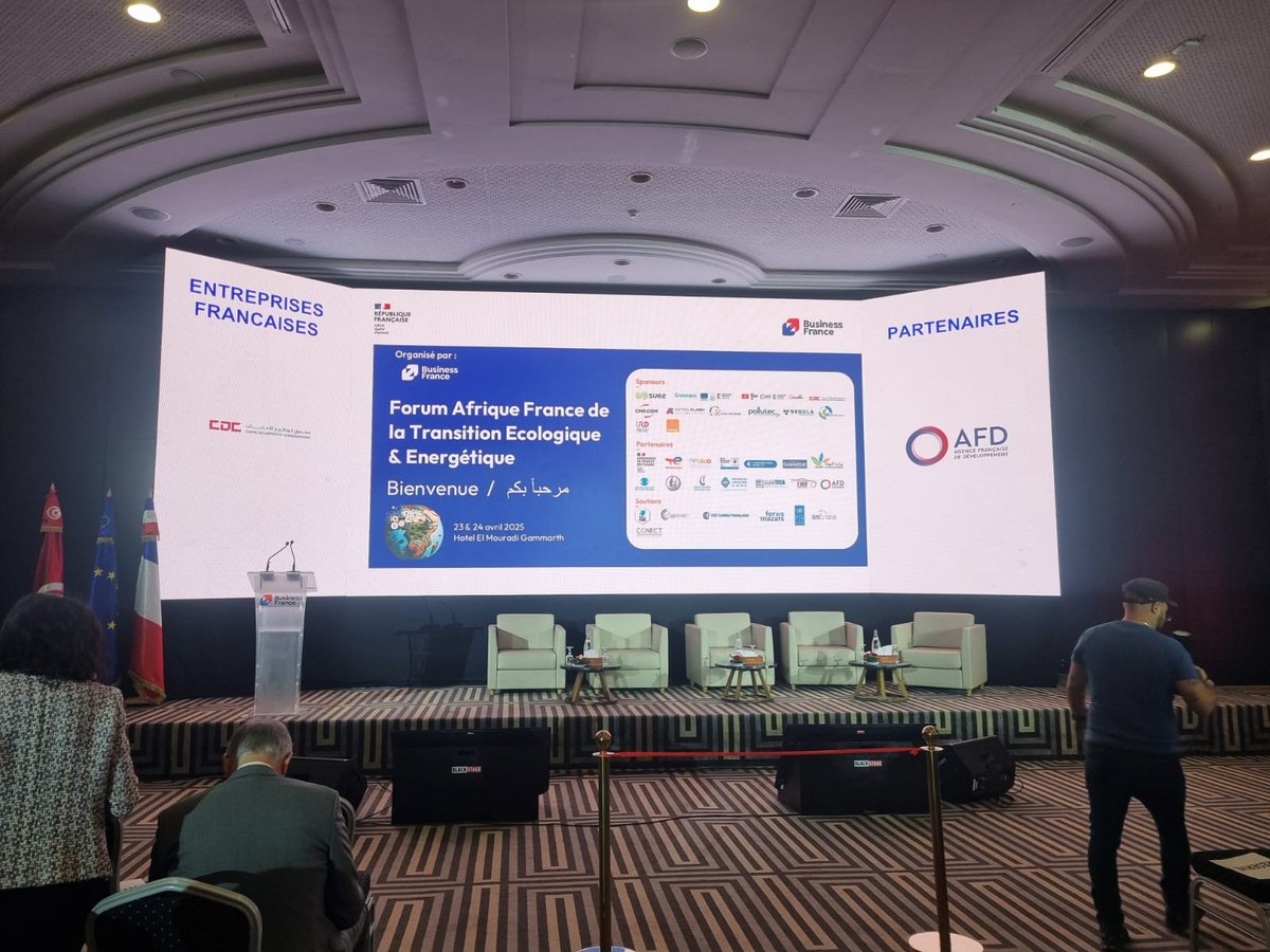 MKEnergies's tweet photo. Avec l’ambition de participer à l’efficacité énergétique de demain et de promouvoir ses expertises et savoir-faire en la matière, @MKEnergies   est actuellement présent au Forum Afrique France des Transitions Écologiques et Énergétiques, organisé par Business France !

📍Tunis https://t.co/5jRmh3mK6j
