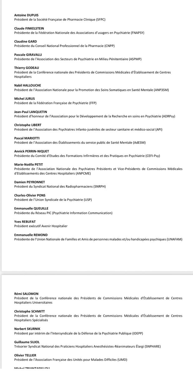 On accepterait sûrement pas le manque d un #medicament essentiel en cancérologie. Pourquoi le faire pour la #psychiatrie. Une personne sur 8 souffre d un trouble #psychiatrique . #stigmatisation