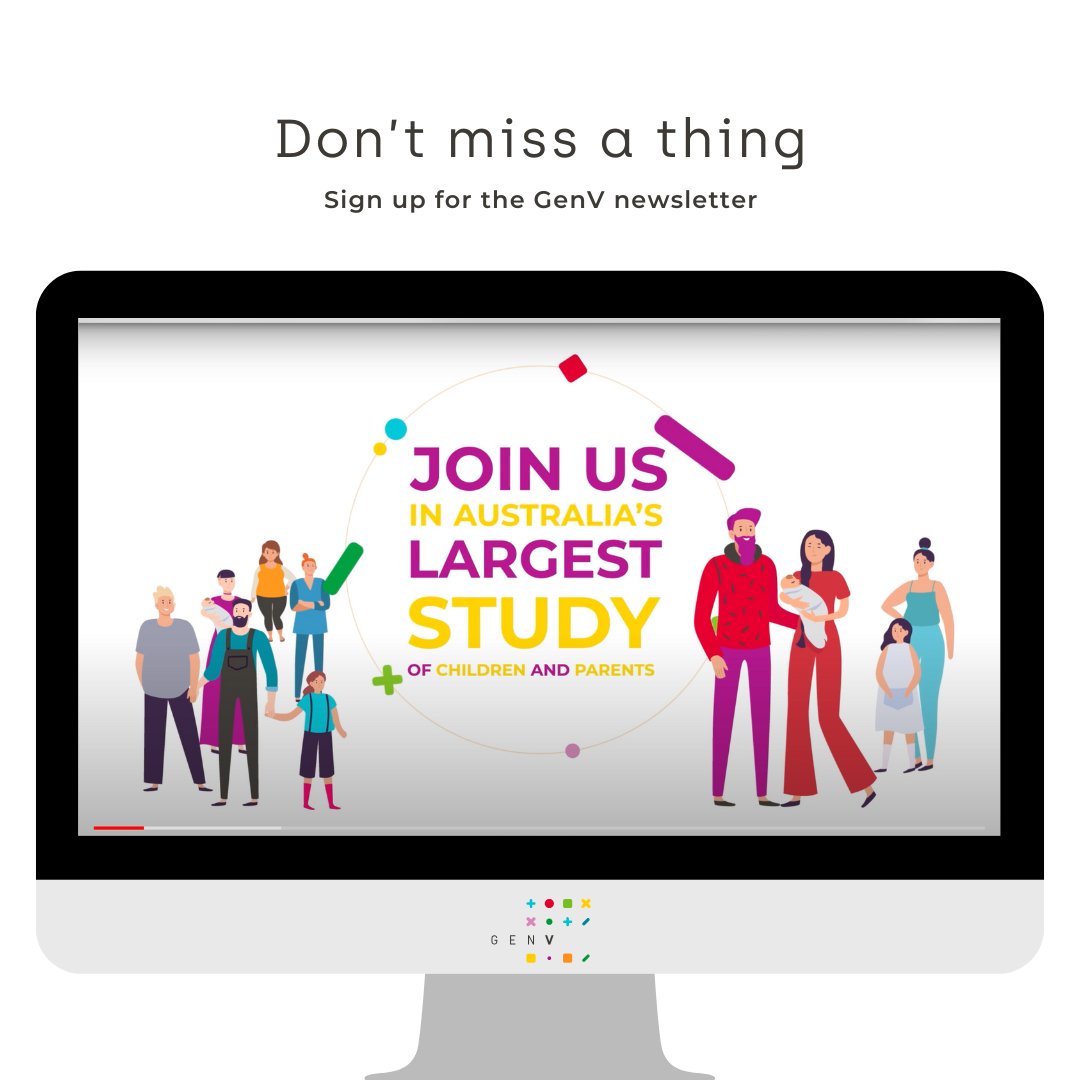 Want to stay updated on GenV? 📬

GenView is our email newsletter, bringing you the latest news, research, and stories from GenV. Get updates sent straight to your inbox so you never miss out! We aim to send newsletters every 6 months.

Sign up today ➡️ genv.org.au/genv-community…