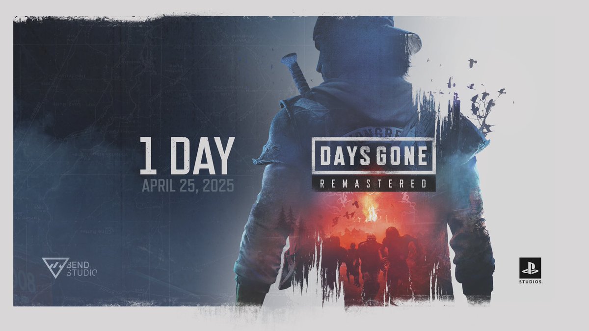 BendStudio's tweet photo. Grab your molotovs, fuel up, and put your hat on backwards. Those Days of waiting are almost Gone.

#DaysGoneRemastered https://t.co/9vJ7fYozrS