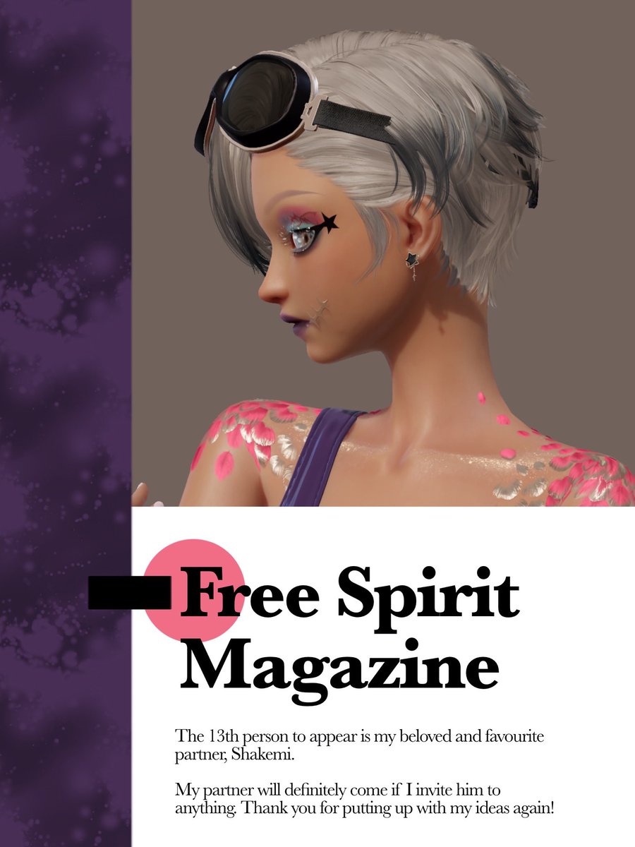 FSM_krpr's tweet photo. Free Spirit Magazine Vol.13
   Model ∴ Shakemi
#FS_Magazine #キラパラ https://t.co/ffeQkH2TKd