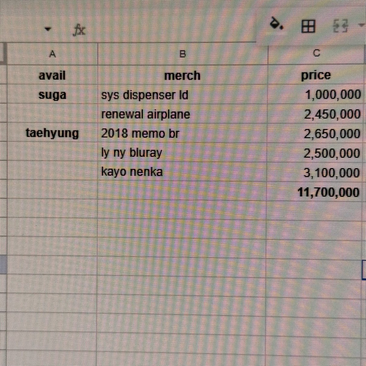 jabamiw's tweet photo. update 4/24

sisa 5pcs hehe

yg mau take all sisanya ini pl nya ya
take all lgsg no cicil 10jt

t. bts wts want to sell dvd bluray japan pc photocard memories kayo nenka yf taiwan jpfc renewal muster fanmeeting venue europe new york rare airplane ny eu https://t.co/ckBYQxjWUN