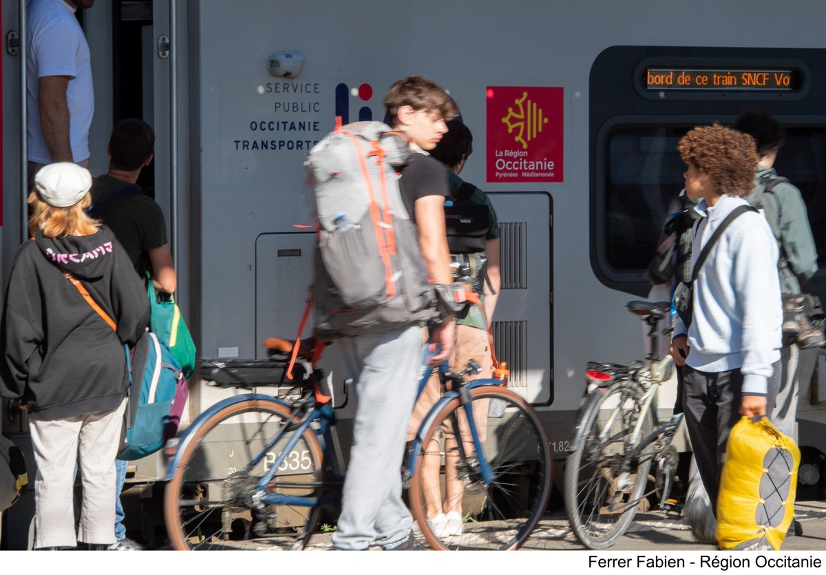 Un voyage serein à bord des #trains #liO 😃
Dès le 1er mai, la réservation de l'emplacement #vélo sera gratuite &amp; obligatoire 🚲
Une expérimentation de ➕ de la #Région pour favoriser l'#intermodalité et permettre au + grand nombre de prendre le #train !
👉lio-occitanie.fr/je-me-deplace-…