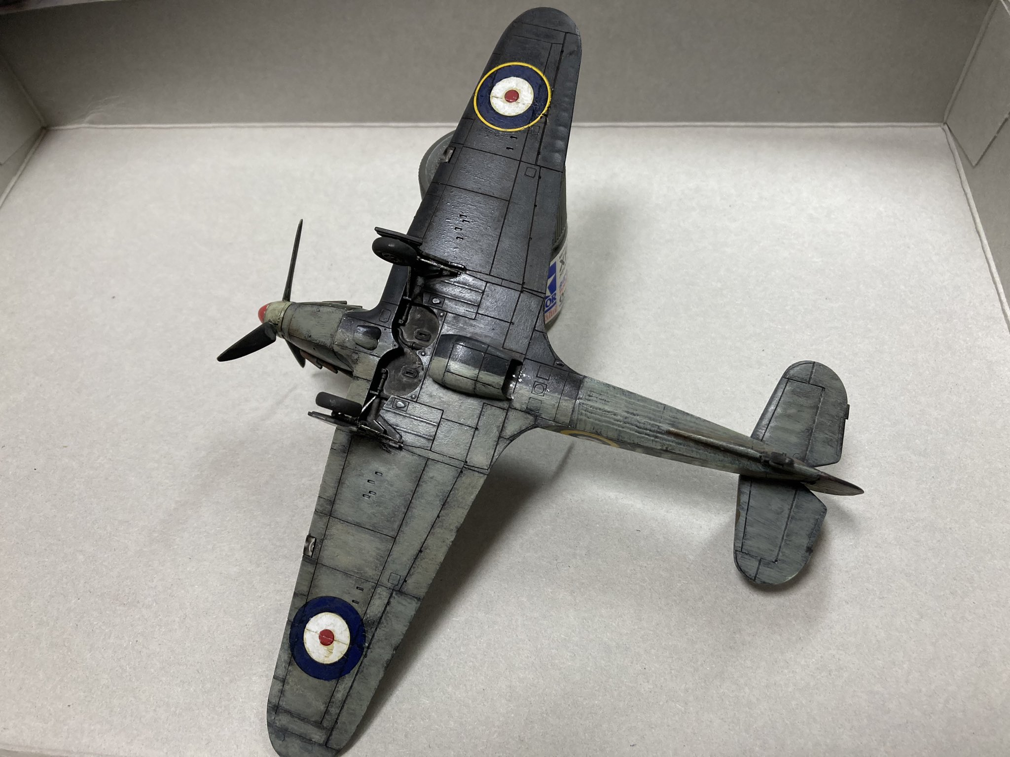 Amazon | 飛行機 模型 完成品 1:72 英国の激しい風 F3 戦闘機
