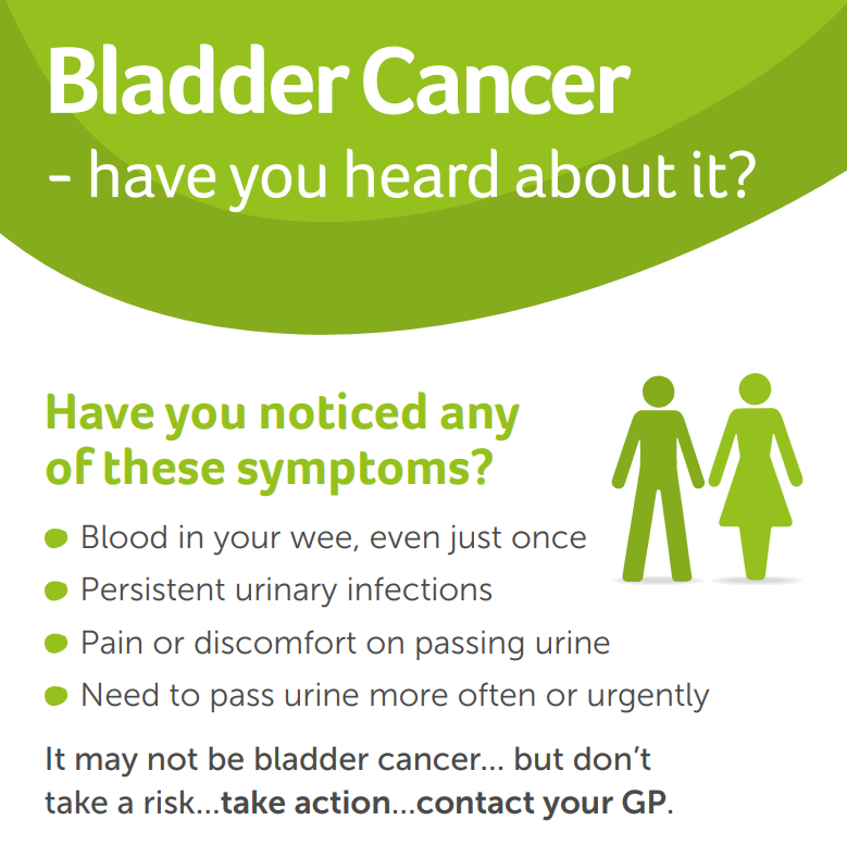 Northern Cancer Alliance (@northerncancer) on Twitter photo Bladder cancer… have you heard about it? If you see blood in your wee even once, contact your GP. It may not be cancer but early diagnosis saves lives
👉 bit.ly/3u4QsZO <a href="/Actionbladderca/">ActionBladderCancer</a>
#BladderCancerAwarenessMonth Bladder cancer… have you heard about it? If you see blood in your wee even once, contact your GP. It may not be cancer but early diagnosis saves lives
👉 bit.ly/3u4QsZO <a href="/Actionbladderca/">ActionBladderCancer</a>
#BladderCancerAwarenessMonth