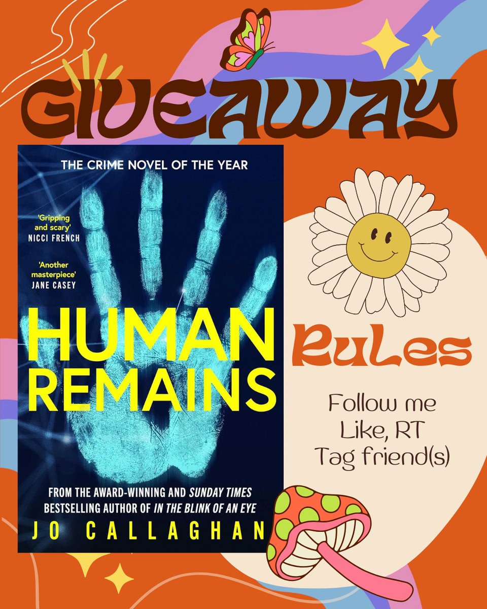 BOOK GIVEAWAY 🎉

Human Remains by Jo Callaghan

I have one proof copy of this brilliant book to giveaway thanks to Simon &amp; Schuster.  You really don’t want to miss this!

RT ❤️ tag friends 

T&amp;C ⬇️