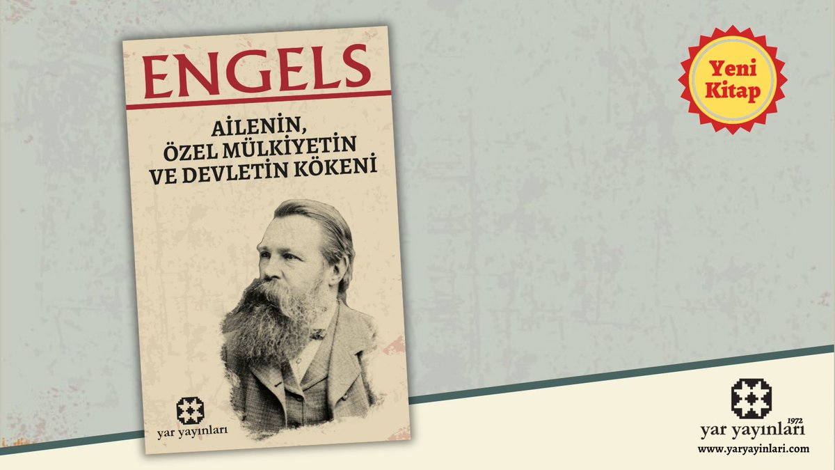 Engels, antropolog Lewis H. Morgan’ın çalışmalarından yola çıkarak kaleme aldığı bu eserde, mülkiyet ilişkilerinin toplumsal yapılar üzerindeki etkisini detaylı bir şekilde ele alıyor. 

#yaryayınları #engels #yenikitap