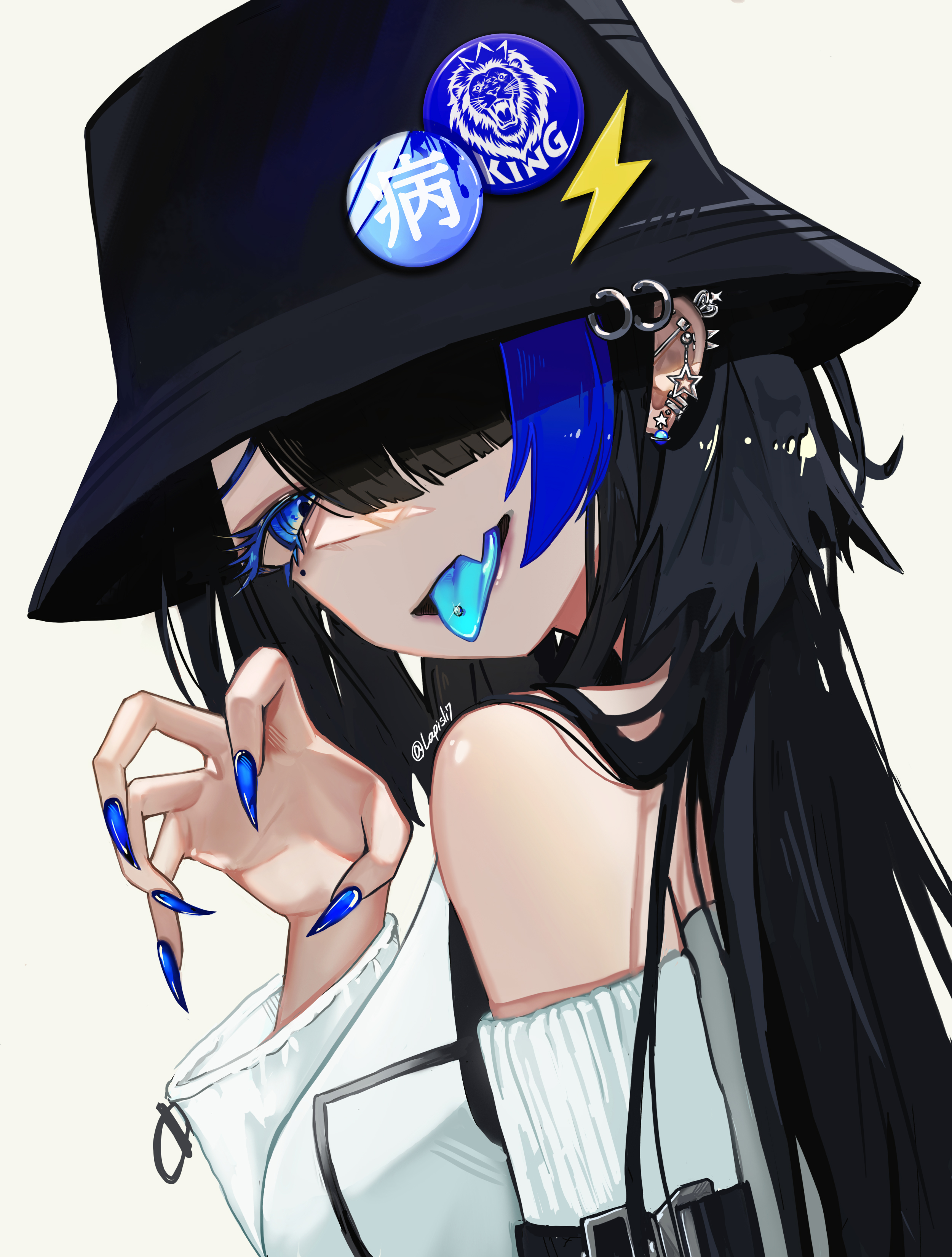 ラピスラズリブレスレット Lapis Lazuli 瑠璃色 エレガント