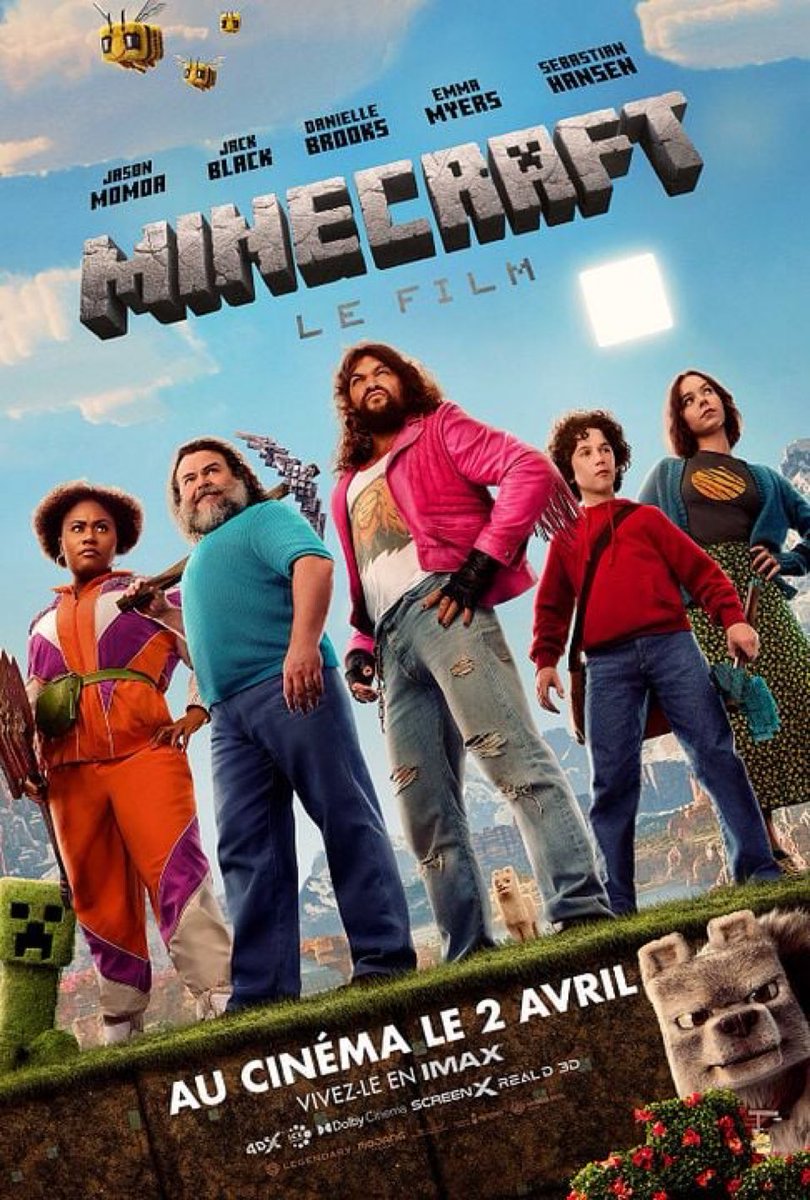 boxofficefr's tweet photo. 🟨 Le cap des 2 millions d’entrées a été franchi hier, au 1er jour de sa 4e semaine, par #MinecraftLeFilm. Ce n’est que le 2e film à y parvenir en 2025. Il peut finir autour des 3 millions. cc @warnerbrosfr https://t.co/1UUw02rIkS