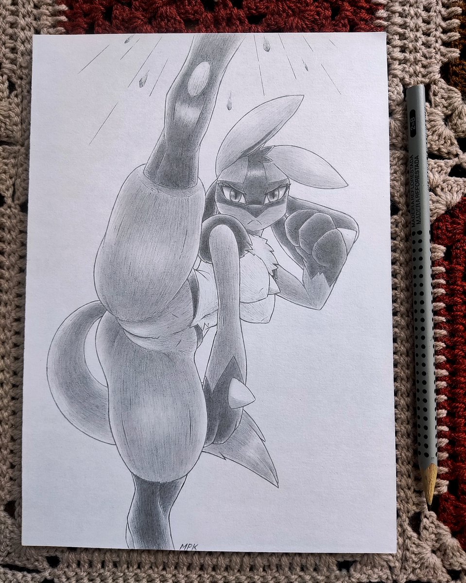 Come on, I have to keep recovering what I lost. Some more Lucario
#lucario #Pencildrawing
