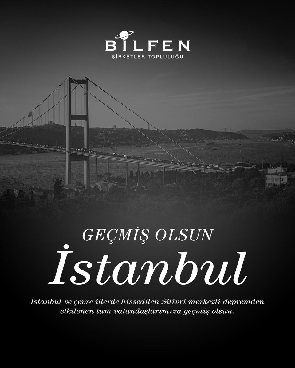 GEÇMİŞ OLSUN İSTANBUL

İstanbul ve çevre illerde hissedilen Silivri merkezli depremden etkilenen tüm vatandaşlarımıza geçmiş olsun.