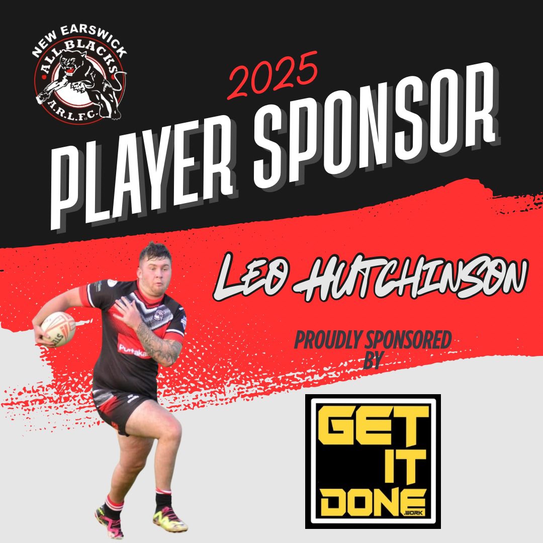 📣 𝐏𝐥𝐚𝐲𝐞𝐫 𝐒𝐩𝐨𝐧𝐬𝐨𝐫 𝐀𝐧𝐨𝐮𝐧𝐜𝐞𝐦𝐞𝐧𝐭…

We are pleased announce that Leo Hutchinson will be proudly sponsored by @big_tom_gsd for the 2025 season! 

#ThePrideOfNorthYorkshire ⬛️🟥⬜️