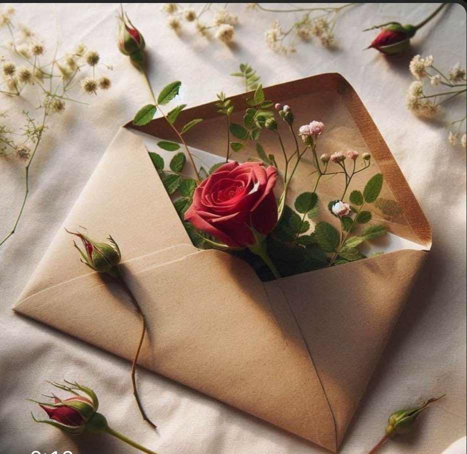 Alfoozmk's tweet photo. ويبقى بعض الناس كرسائل لها رائحة الورد 
لا نمل من عطره
كلماتهم لامست أرواحنا بلطف فتركت فينا أثراً جميلاً لا ينسى

    💐✉️ *صباح الخير* ✉️💐 https://t.co/7Rfx7Z1rmD
