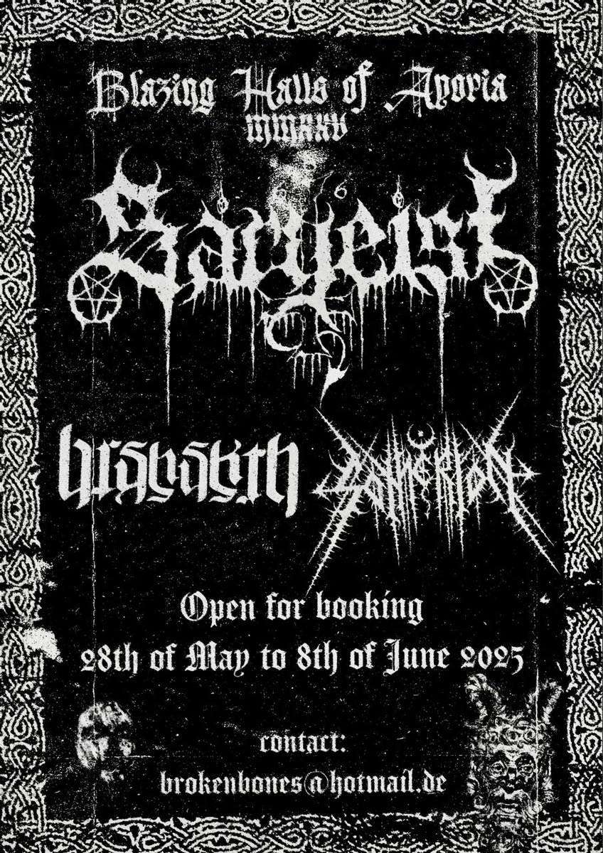 ☝🏻👊🏻🔥 Sargeist @ Tanks MC  

03.06.2025