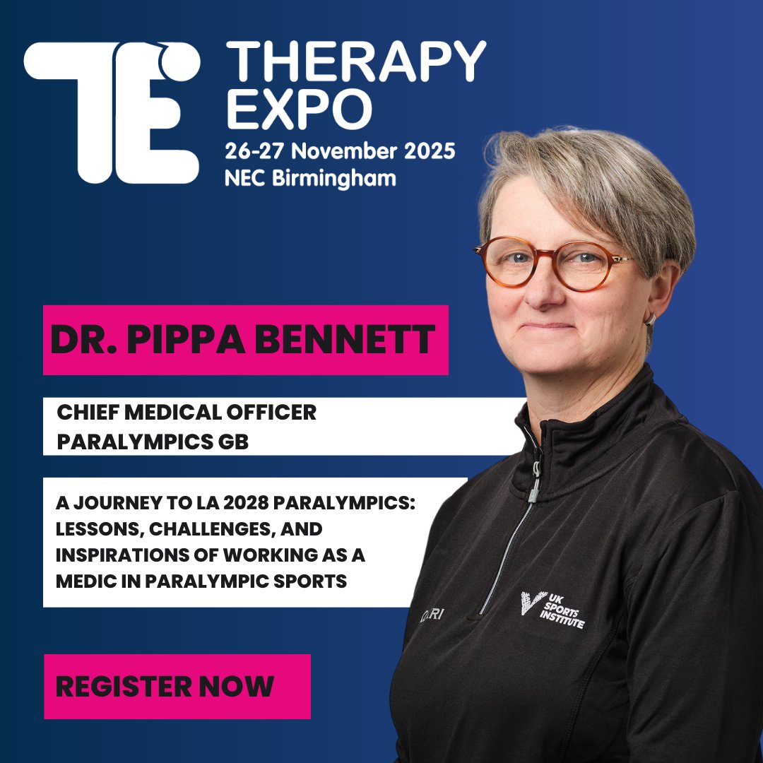 Therapy Expo (@therapyexpo) on Twitter photo SPEAKER ANNOUNCEMENT 🚨
With a distinguished career in sports medicine, <a href="/pbennett67/">Pippa Bennett</a> has been core in supporting ParalympicsGB athletes across multiple games cycles.
Secure your ticket today for only £125+VAT eu1.hubs.ly/H0jtTkM0 SPEAKER ANNOUNCEMENT 🚨
With a distinguished career in sports medicine, <a href="/pbennett67/">Pippa Bennett</a> has been core in supporting ParalympicsGB athletes across multiple games cycles.
Secure your ticket today for only £125+VAT eu1.hubs.ly/H0jtTkM0