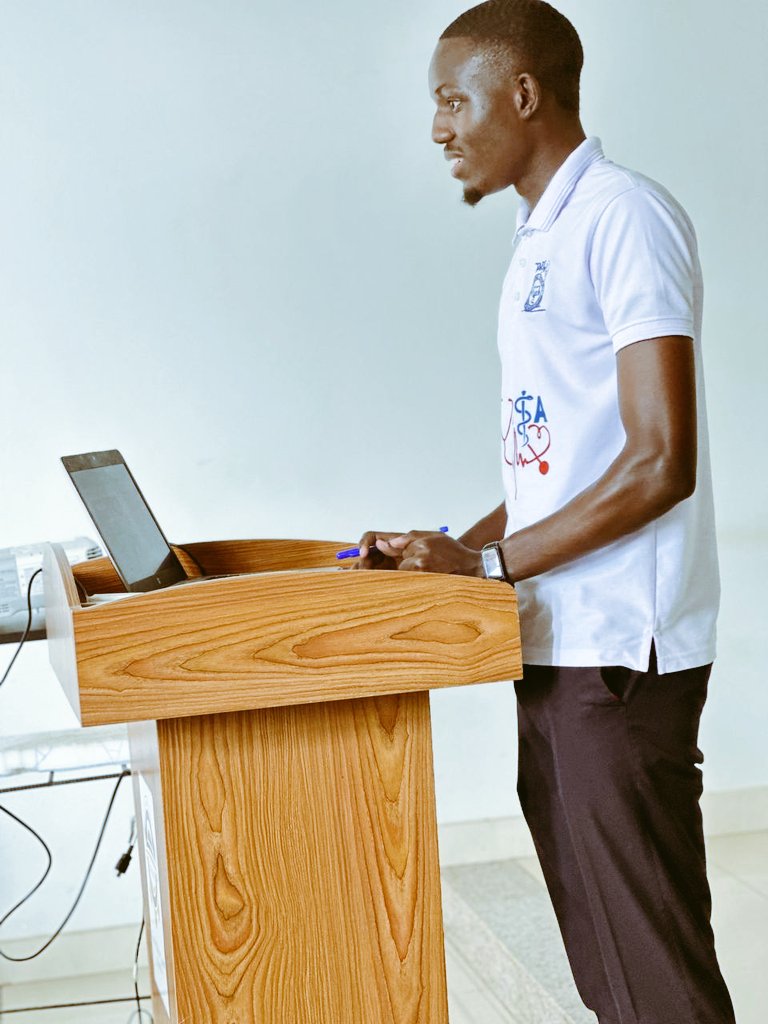 Delighted to have delivered a talk about *The Role of medical students in AMR stewardship* on behalf of FUMSA at the *2nd WAVE AMR leaders workshop* during 24th General Assembly ERIC DAVID ADONGU, SCOME DIRECTOR