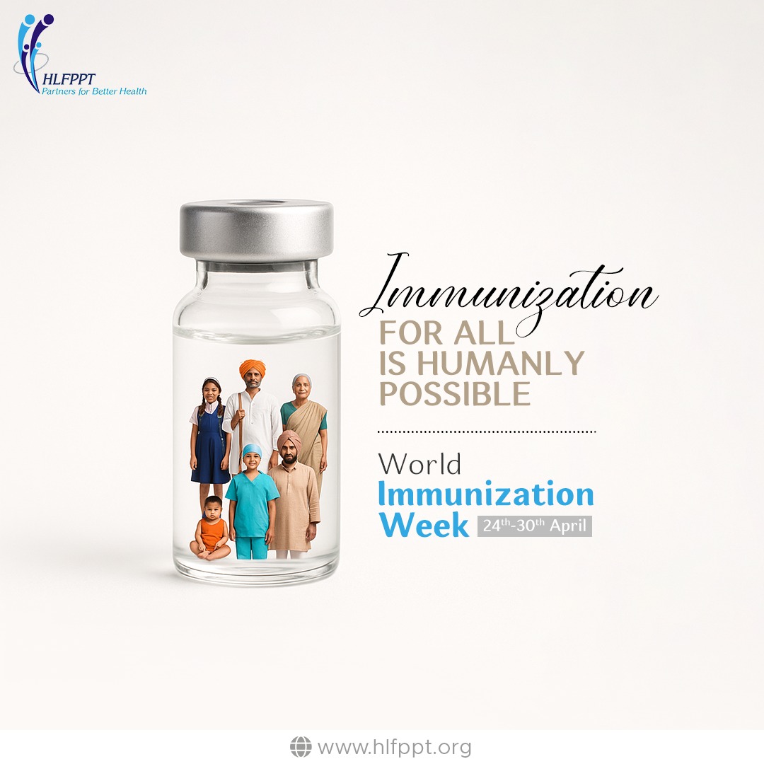 Immunization is a powerful act of care, shielding lives across all ages. From newborns to elders, vaccines build a healthier tomorrow. This World Immunization Week, let’s commit to protection for all, because health is a right, not a privilege.

#ImmunizationWeek #Health #Vaccine
