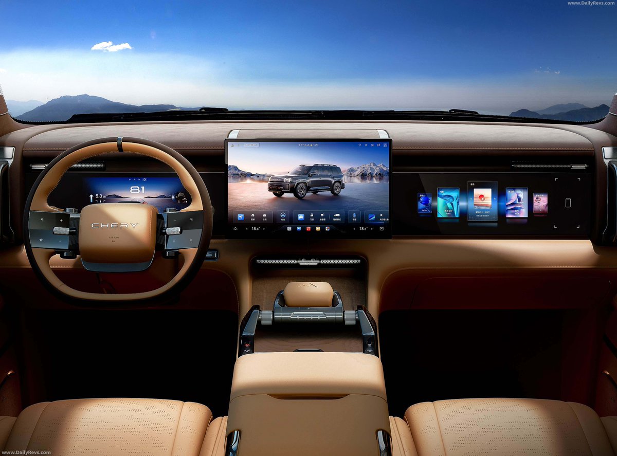 dailyrevs's tweet image. 2026 Chery Automobiles Tiggo 9L | DailyRevs

The Tiggo 9L introduces Chery's "Natural Force Aesthetics," blending strength and elegance.

#CheryAuto #CheryTiggo #tiggo