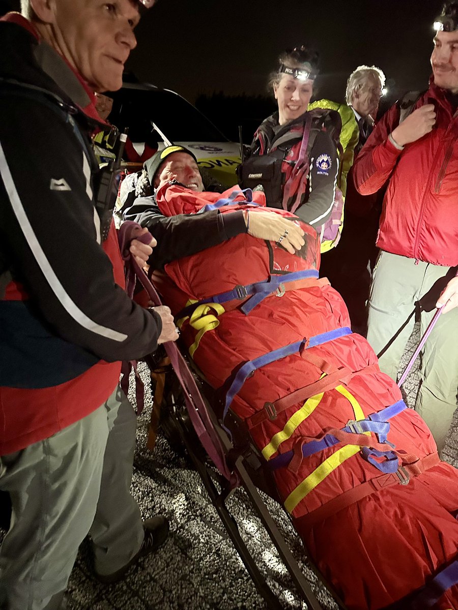 Day 345 (Part 2 - Wednesday):  This evening I was invited by Bolton Mountain Rescue Team to be an exercise casualty for their weekly Wednesday evening training exercise.

This is a longer post than normal but it is the only way I could detail the amazing and selfless work they