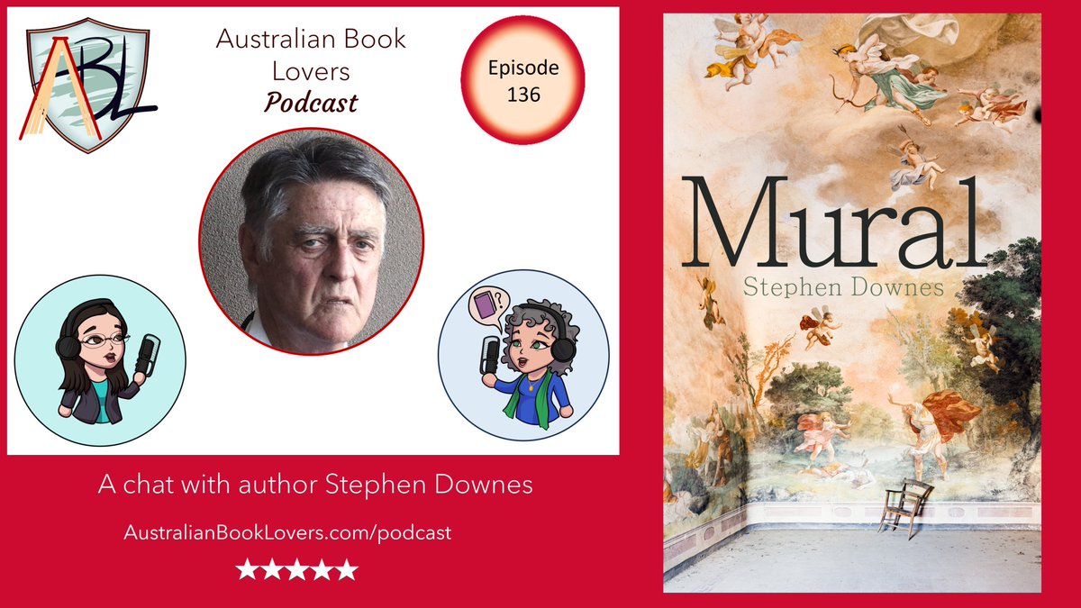 Australian Book Lovers (@australianbooks) on Twitter photo Ep136 <a href="/truedialogue/">V. E. Patton (Strachan)</a> & <a href="/LaurienotLori/">Laurie Bell 🤯🌡🌌🔎💉🚀👩💻</a> bring industry news, Understanding Australian Readers Report from <a href="/australiareads/">Australia Reads</a>, find your own writing group via <a href="/altait/">Allison Tait</a> + Interview with author Stephen Downes about his inspiration and writing.
#ReadMoreAussieBooks Ep136 <a href="/truedialogue/">V. E. Patton (Strachan)</a> & <a href="/LaurienotLori/">Laurie Bell 🤯🌡🌌🔎💉🚀👩💻</a> bring industry news, Understanding Australian Readers Report from <a href="/australiareads/">Australia Reads</a>, find your own writing group via <a href="/altait/">Allison Tait</a> + Interview with author Stephen Downes about his inspiration and writing.
#ReadMoreAussieBooks
