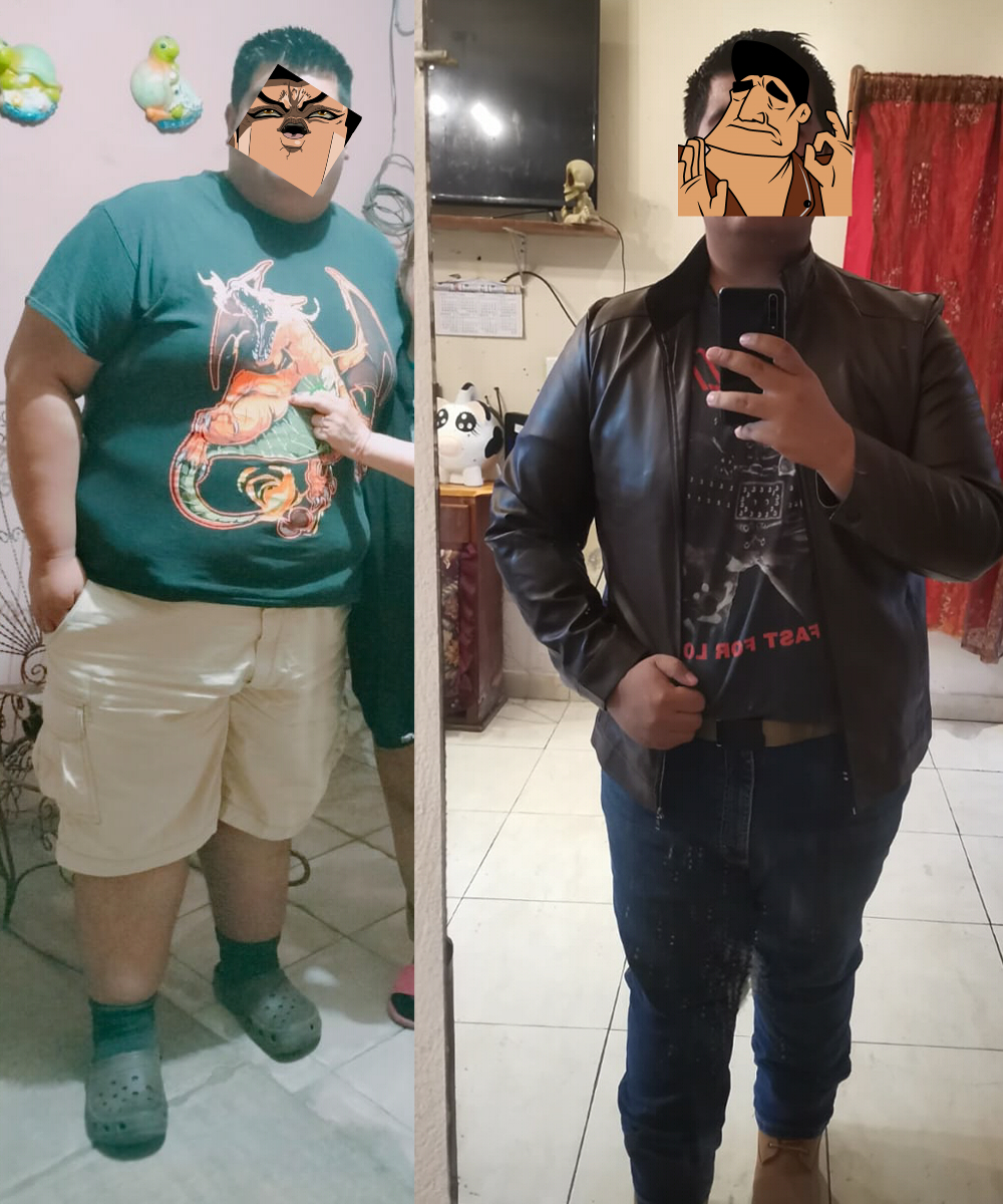 14 de Abril 2024 / 23 de Abril 2025

De 186 kilos a 135, faltan 35 por bajar pero fue un año de cambios significativos 🐼