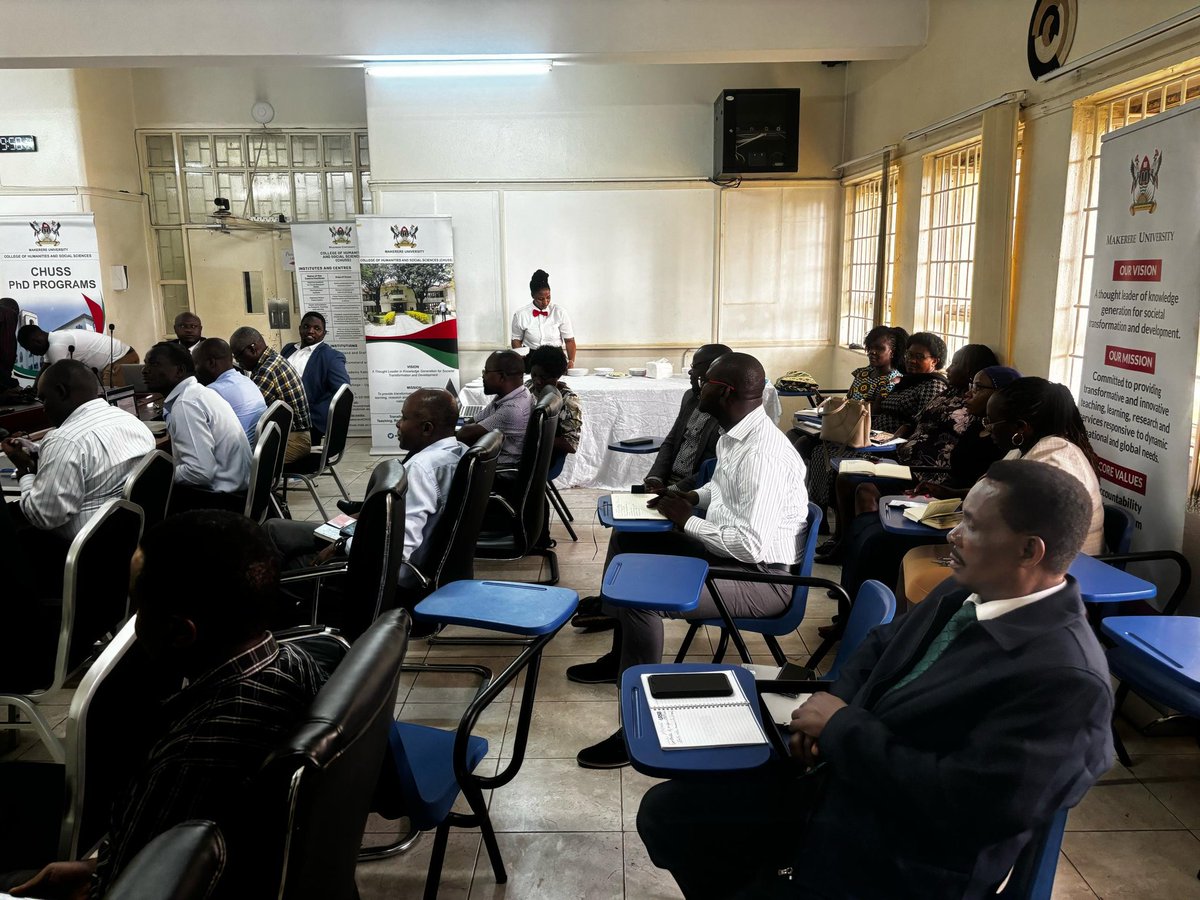 DICTSMakerere's tweet photo. #TrainingAlert @MakerereCHUSS staff being trained on the e-Supervision system (RIMS) to track graduate progress. https://t.co/09NhautD8V