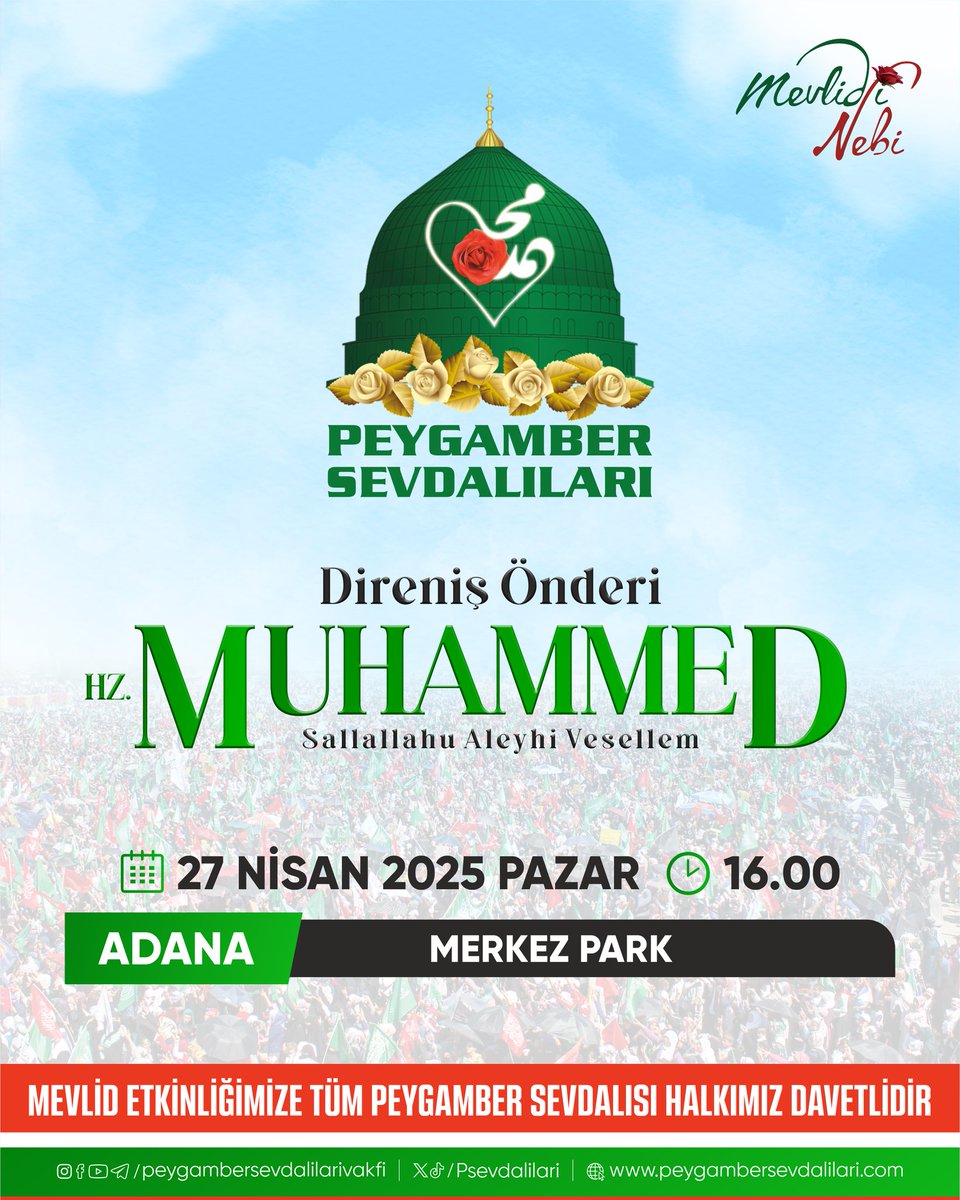 HÜDA PAR Gaziantep (@antephudapar) on Twitter photo Bu pazar,Adana'da Peygamber Sevdalıları Vakfı tarafından düzenlenecek Kutlu Doğum etkinliğine
HÜDA PAR Gaziantep İl Başkanlığı olarak,üye ve gönüllülerimizle birlikte katılım göstereceğiz.Kardeşlerimizi bu manevi yürüyüşe omuz vermeye davet ediyoruz.<a href="/sehzadedemir/">Şahzade Demir</a> <a href="/FarukGocer27/">Faruk GÖÇER</a> Bu pazar,Adana'da Peygamber Sevdalıları Vakfı tarafından düzenlenecek Kutlu Doğum etkinliğine
HÜDA PAR Gaziantep İl Başkanlığı olarak,üye ve gönüllülerimizle birlikte katılım göstereceğiz.Kardeşlerimizi bu manevi yürüyüşe omuz vermeye davet ediyoruz.<a href="/sehzadedemir/">Şahzade Demir</a> <a href="/FarukGocer27/">Faruk GÖÇER</a>