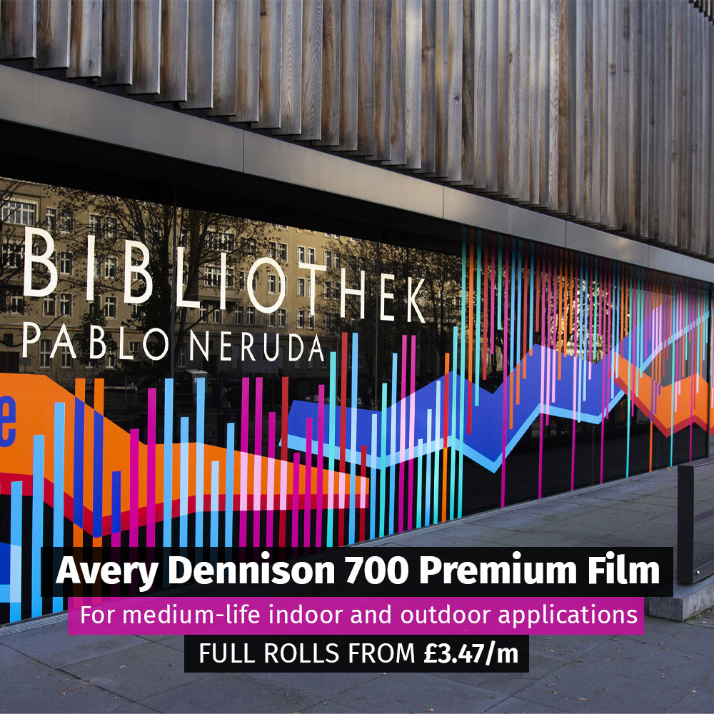 victorydesign's tweet image. Avery 700 Premium Film is a medium-life polymeric sign-cutting film which offers fantastic application on both flat and simple curved substrates.
Full rolls from only £3.47/m 

For more info visit: victorydesign.co.uk/news/post/aver… #averydennison #victorydesign #vehiclewraps #signmaker