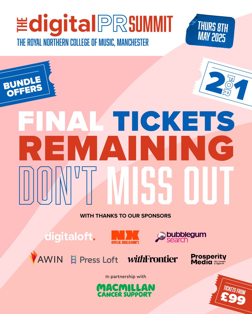 digitaloftuk's tweet photo. We’re so excited to reveal the full schedule for Digital PR Summit 2025 💥
Check out the full day schedule on our website below
👇👇👇
https://t.co/IDSiIjqjxo
#DigitalPRSummit2025 #DigitalPR #PRCommunity #EventSchedule #PRInsights #SummitLineup https://t.co/ztalpcwbza