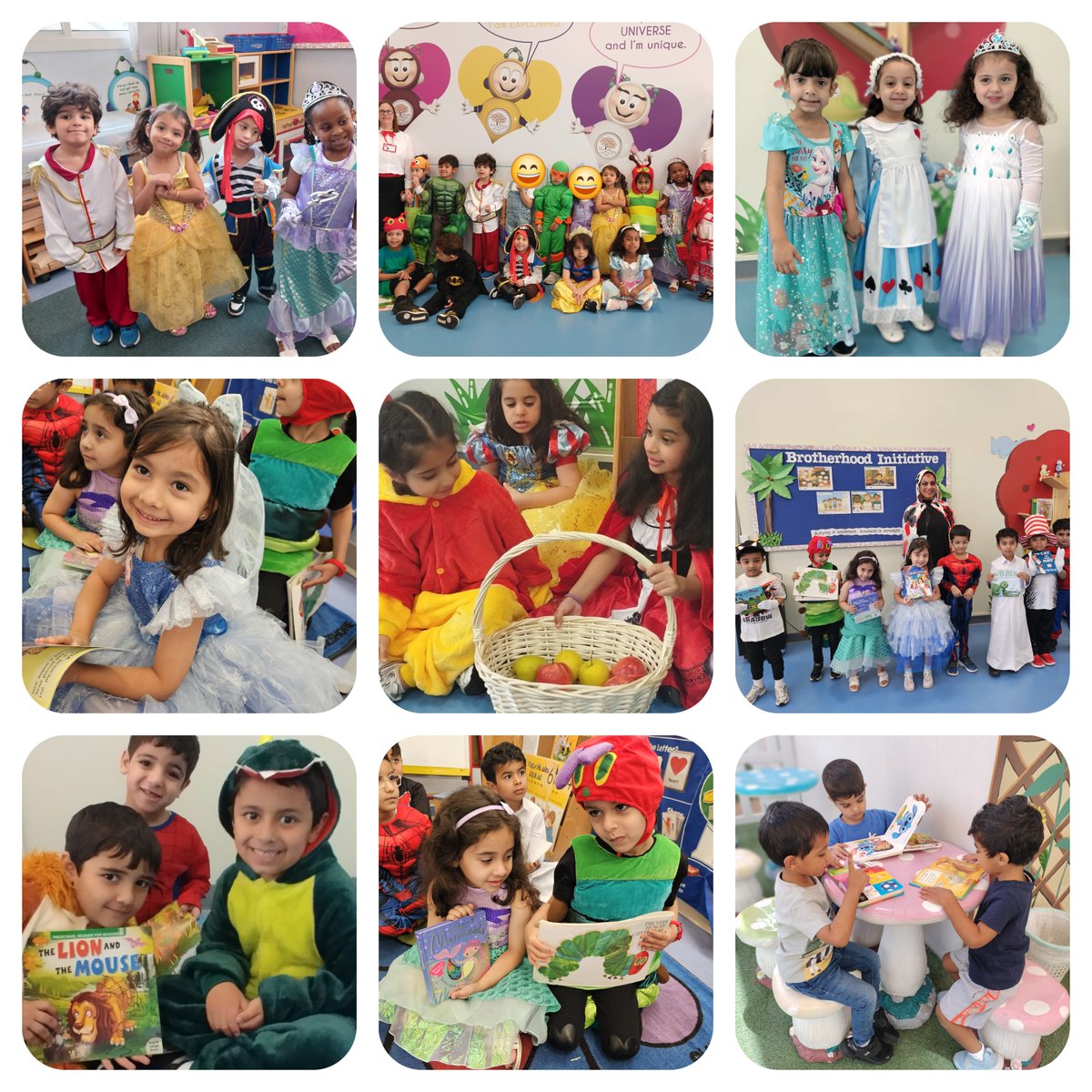 kidnaroundkg's tweet image. Yesterday, we celebrated World Book Day with a parade, dressed as our favourite book character.
#bookweek #readingisfun #bookworms #lovereading #characters #bookcharacters #creatitivy #learningisfun #KidnAroundKG #KG #EYFS
#MiddleEastKids #روضة #روضة_كيدن_اراوند