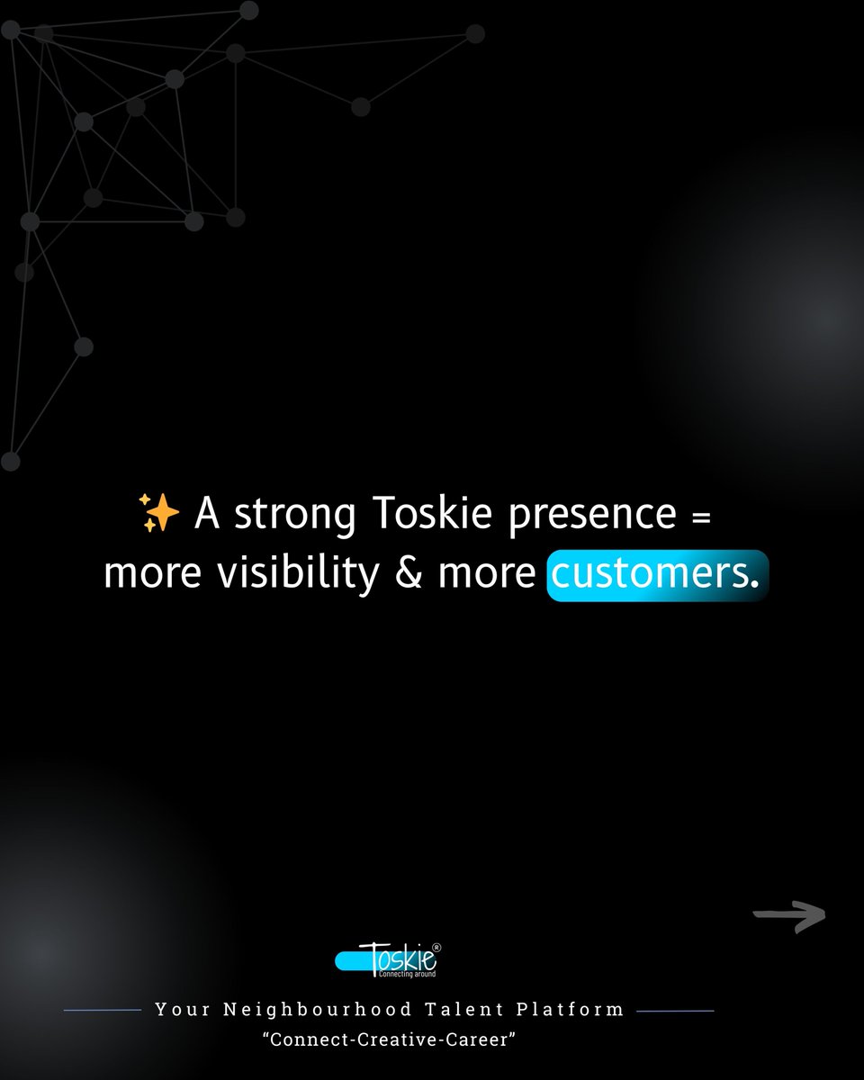 Toskieofficial's tweet photo. Your next customer is already searching โ are you on Toskie?
#Toskie #ToskieForBusiness #GrowWithToskie #ServiceProfessionals #OnlineVisibility #BuildTrust #ToskieTips #LocalBusinesses #BusinessGrowth https://t.co/WKsL6VtyDD