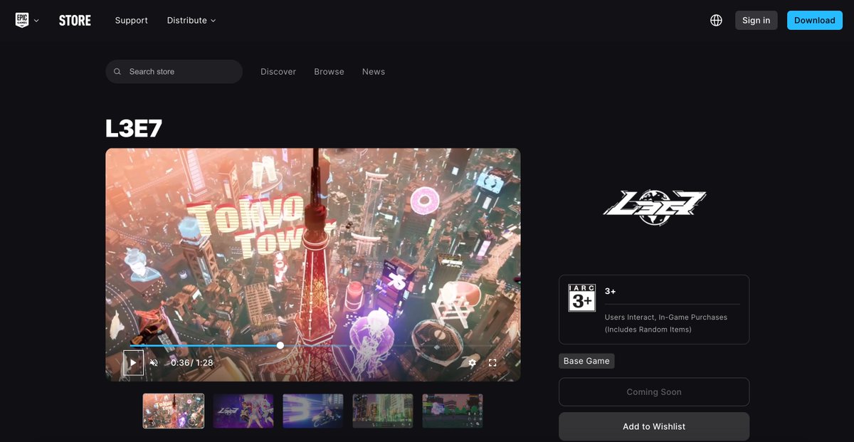 Jer’s NFT world (@jer_nftworld) on Twitter photo Something is coming in <a href="/L3E7_Official/">L3E7</a> 2nd Beta Test
Get ready for the Web2 UA in <a href="/EpicGames/">Epic Games Store</a> <a href="/GooglePlay/">Google Play</a> 👀 Something is coming in <a href="/L3E7_Official/">L3E7</a> 2nd Beta Test
Get ready for the Web2 UA in <a href="/EpicGames/">Epic Games Store</a> <a href="/GooglePlay/">Google Play</a> 👀