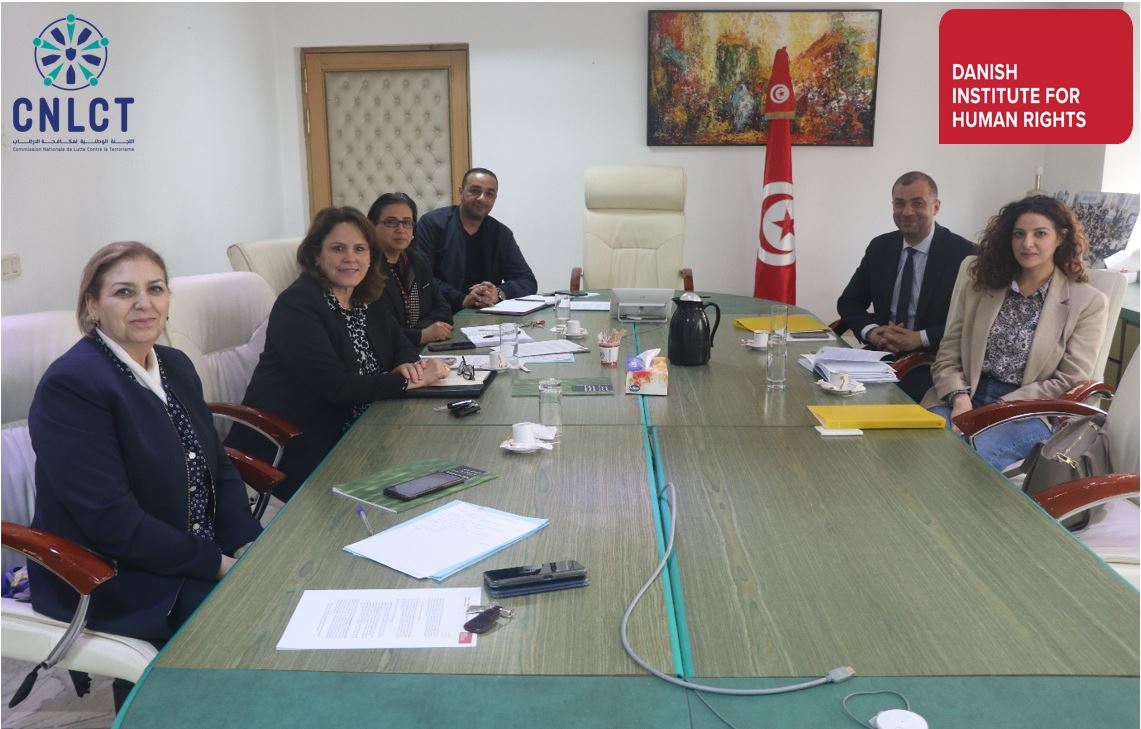 إلتأم يوم22 افريل 2025 لقاء بين اللجنة الوطنية لمكافحة الإرهابوالمعهد الدنماركي لحقوق الإنسان – مكتب تونس – خُصص لتبادل الرؤى حول سبل التعاون الممكنة بين الطرفين وطرح جملة من محاور الاهتمام المشترك التي يمكن أن تُبنى عليها شراكة مستقبلية.