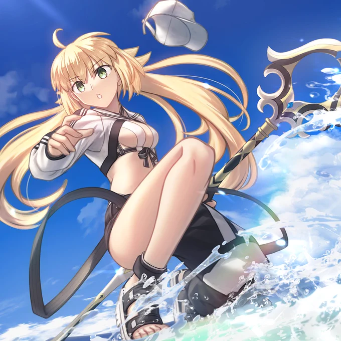 水着キャストリアがピックアップ中ですわよ!ランサー アルトリア・キャスター(バーサーカー)#FGO 
